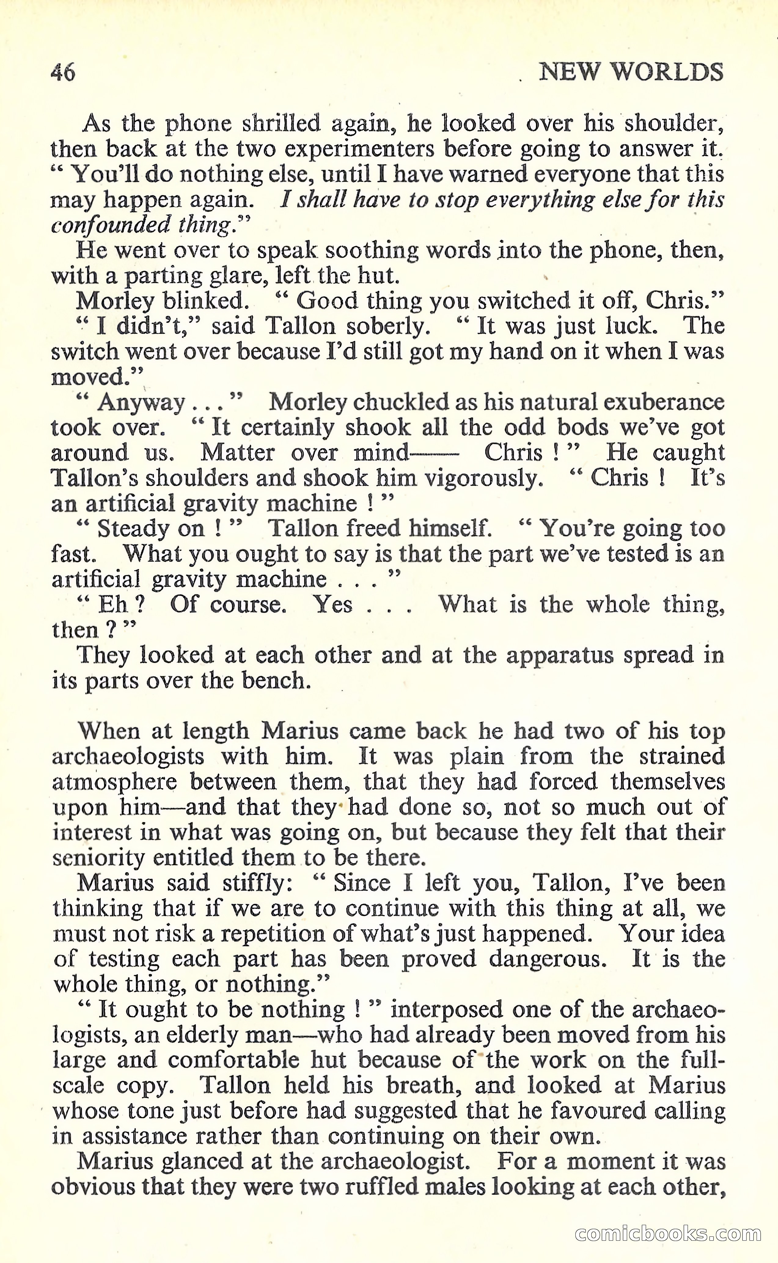 New Worlds Science Fiction #63 — page 48 of 132