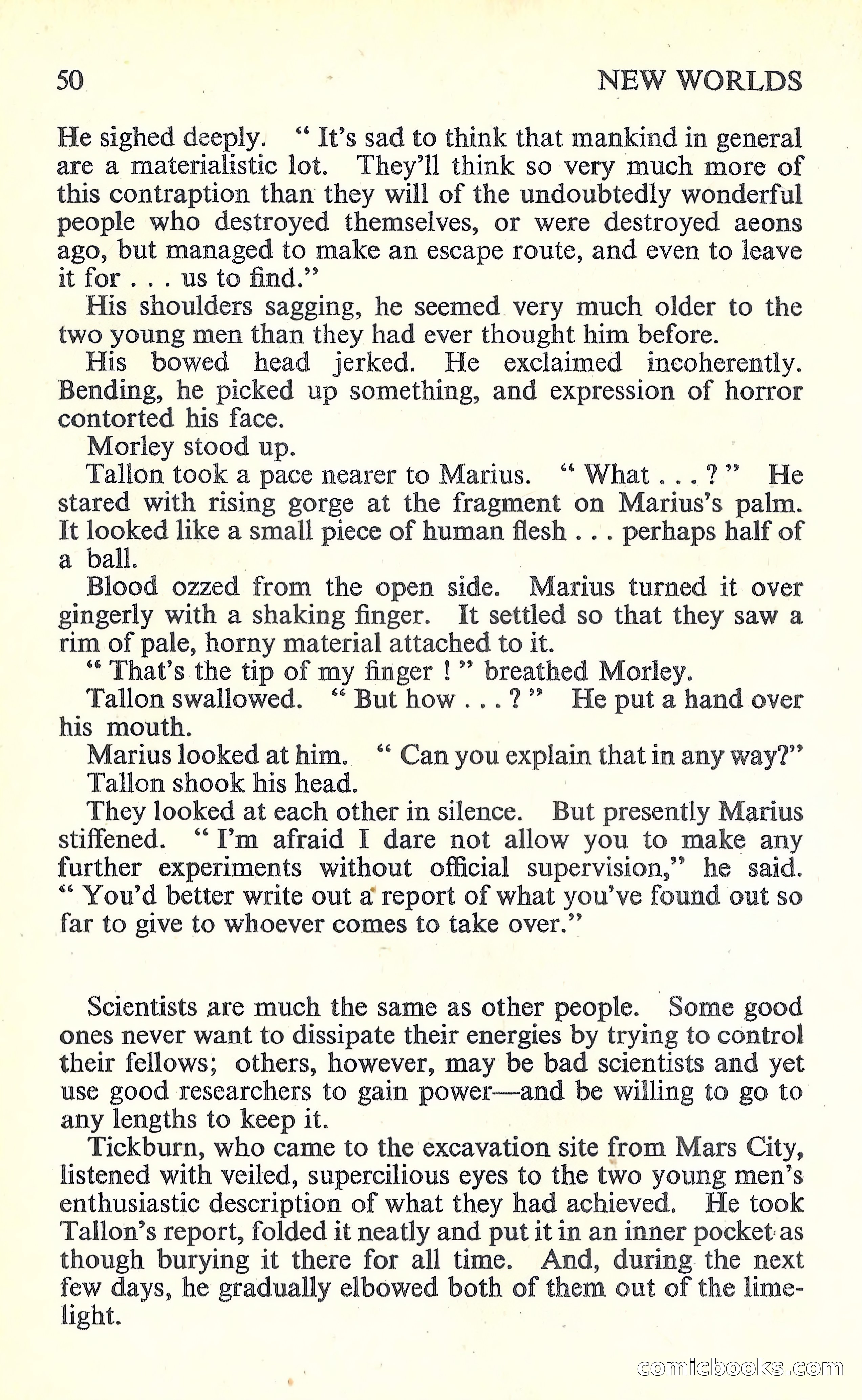 New Worlds Science Fiction #63 — page 52 of 132