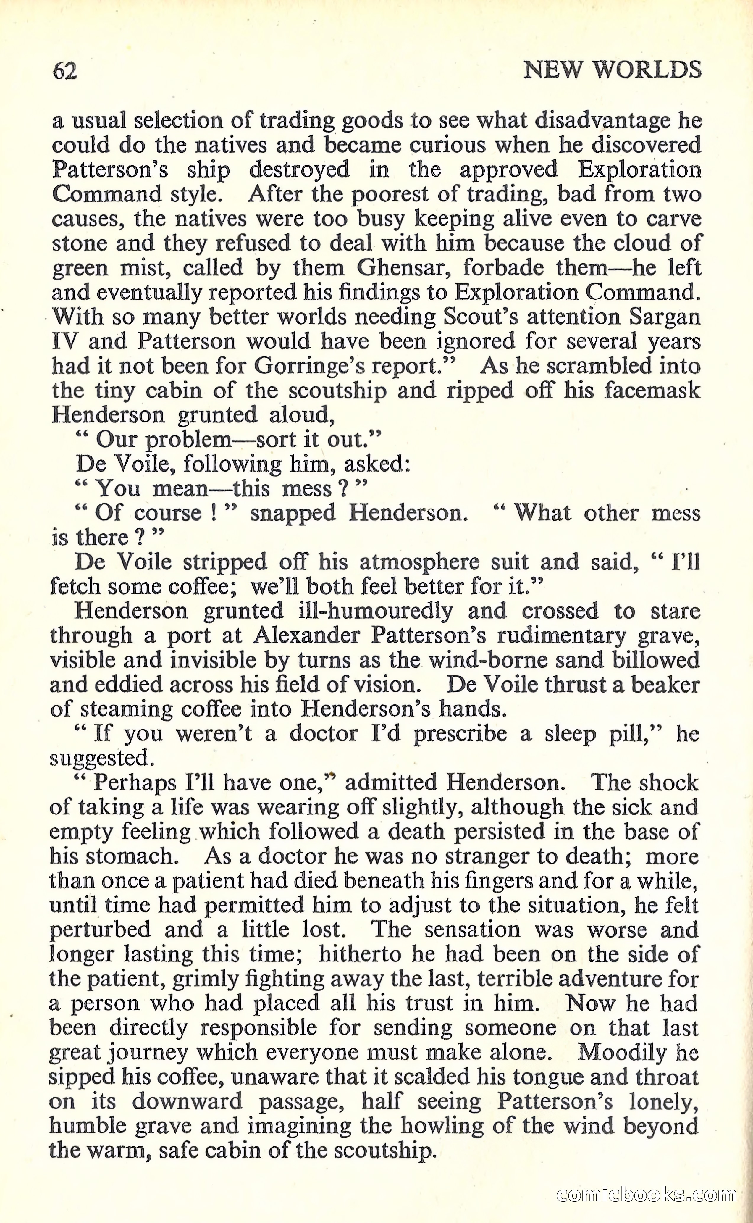 New Worlds Science Fiction #63 — page 64 of 132