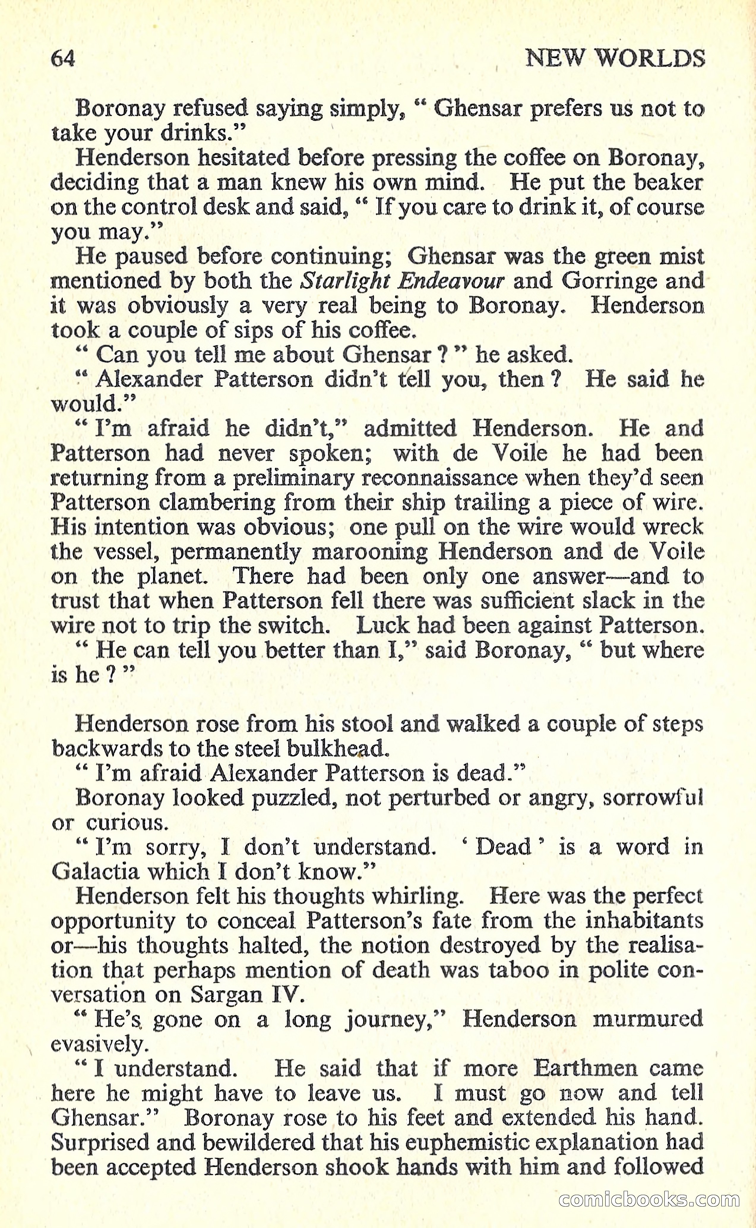 New Worlds Science Fiction #63 — page 66 of 132