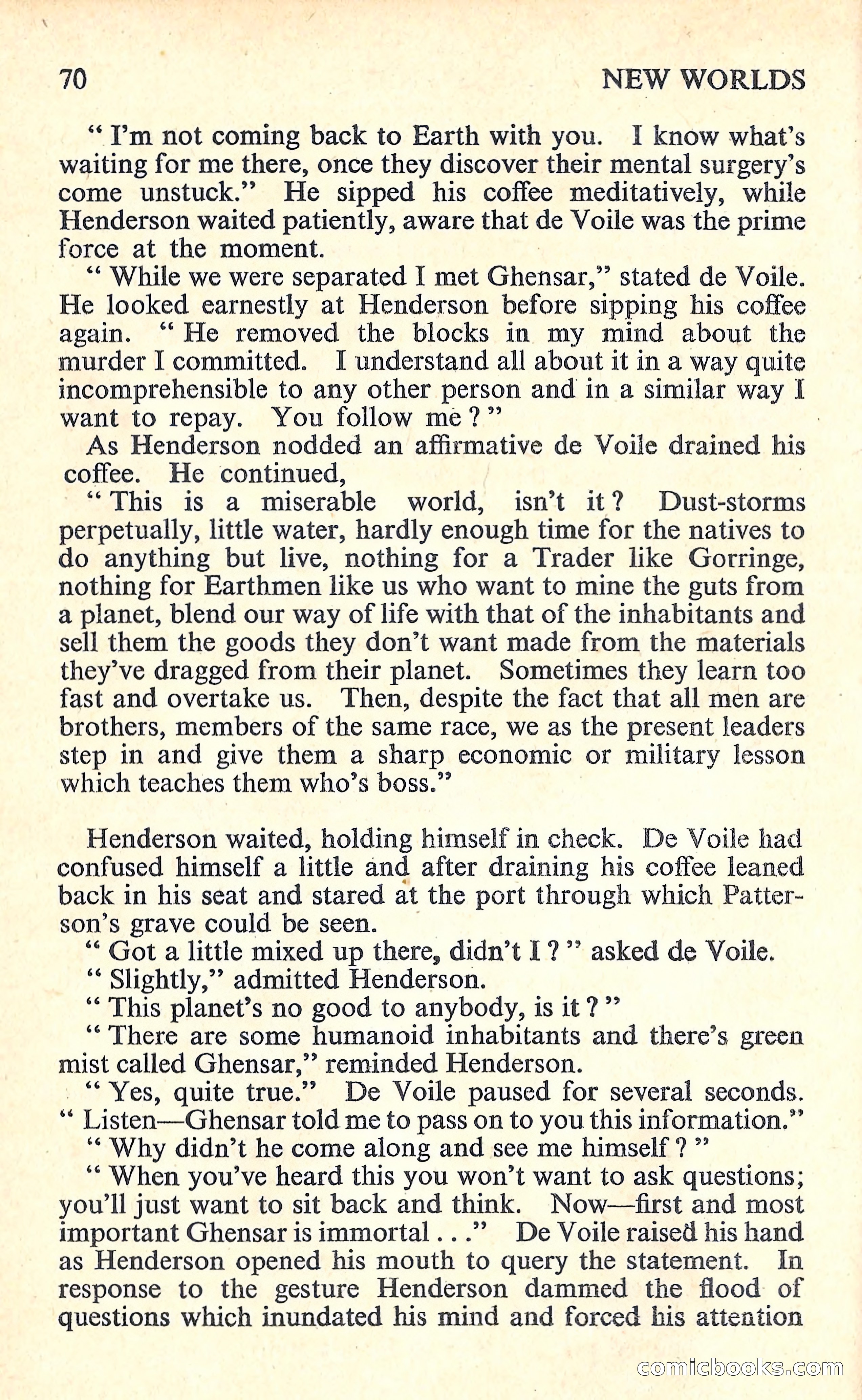 New Worlds Science Fiction #63 — page 72 of 132