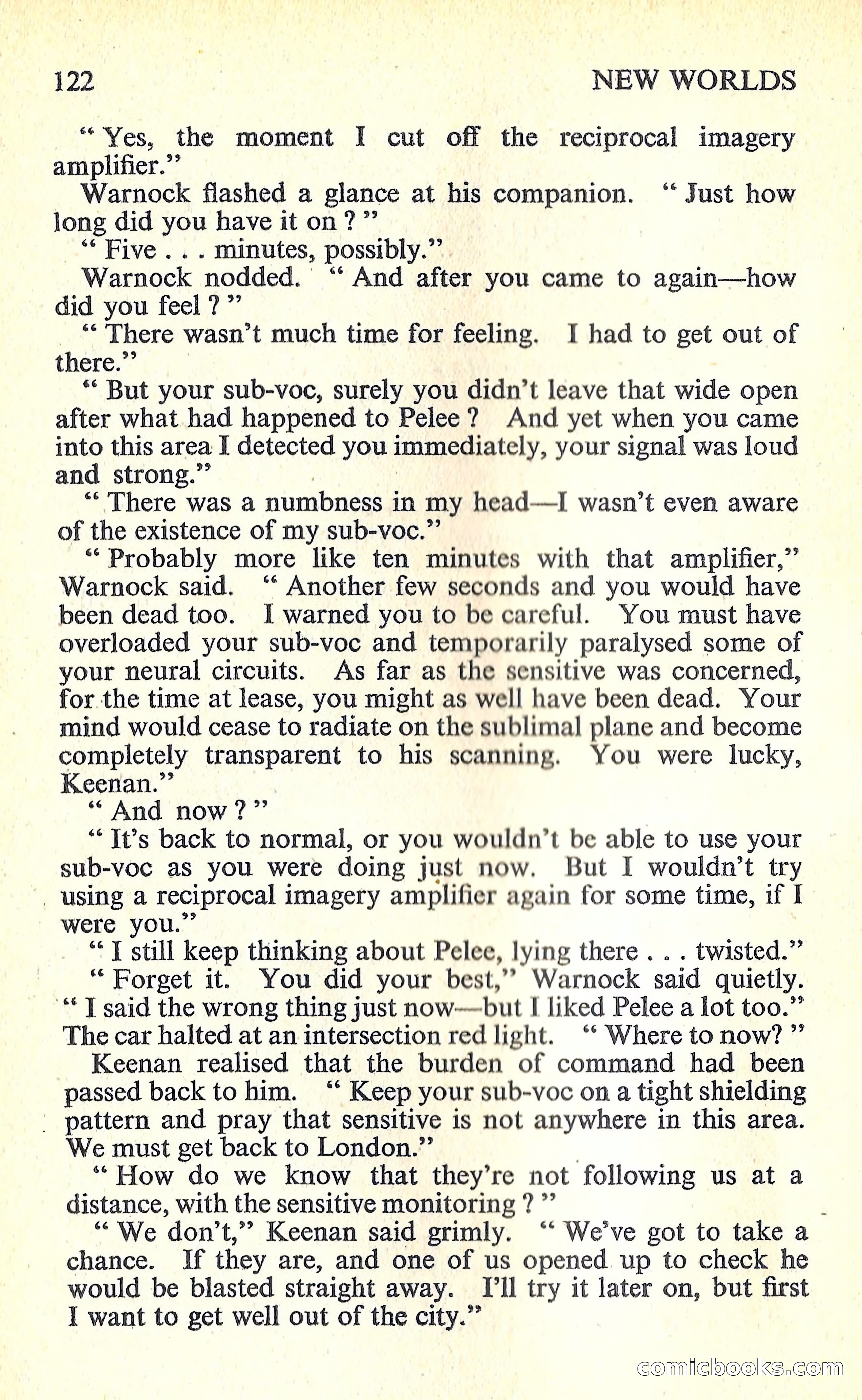 New Worlds Science Fiction #63 — page 124 of 132