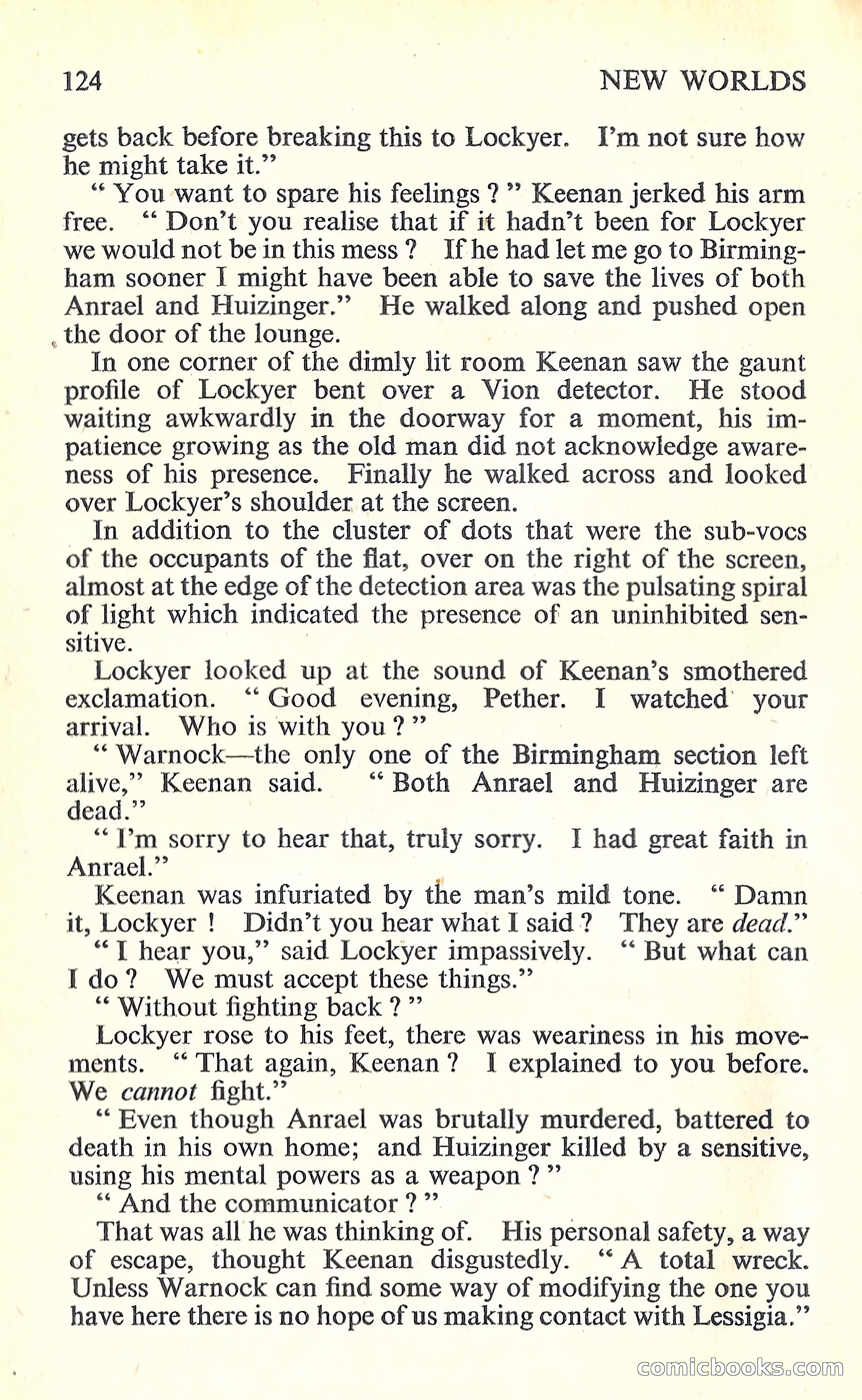 New Worlds Science Fiction #63 — page 126 of 132