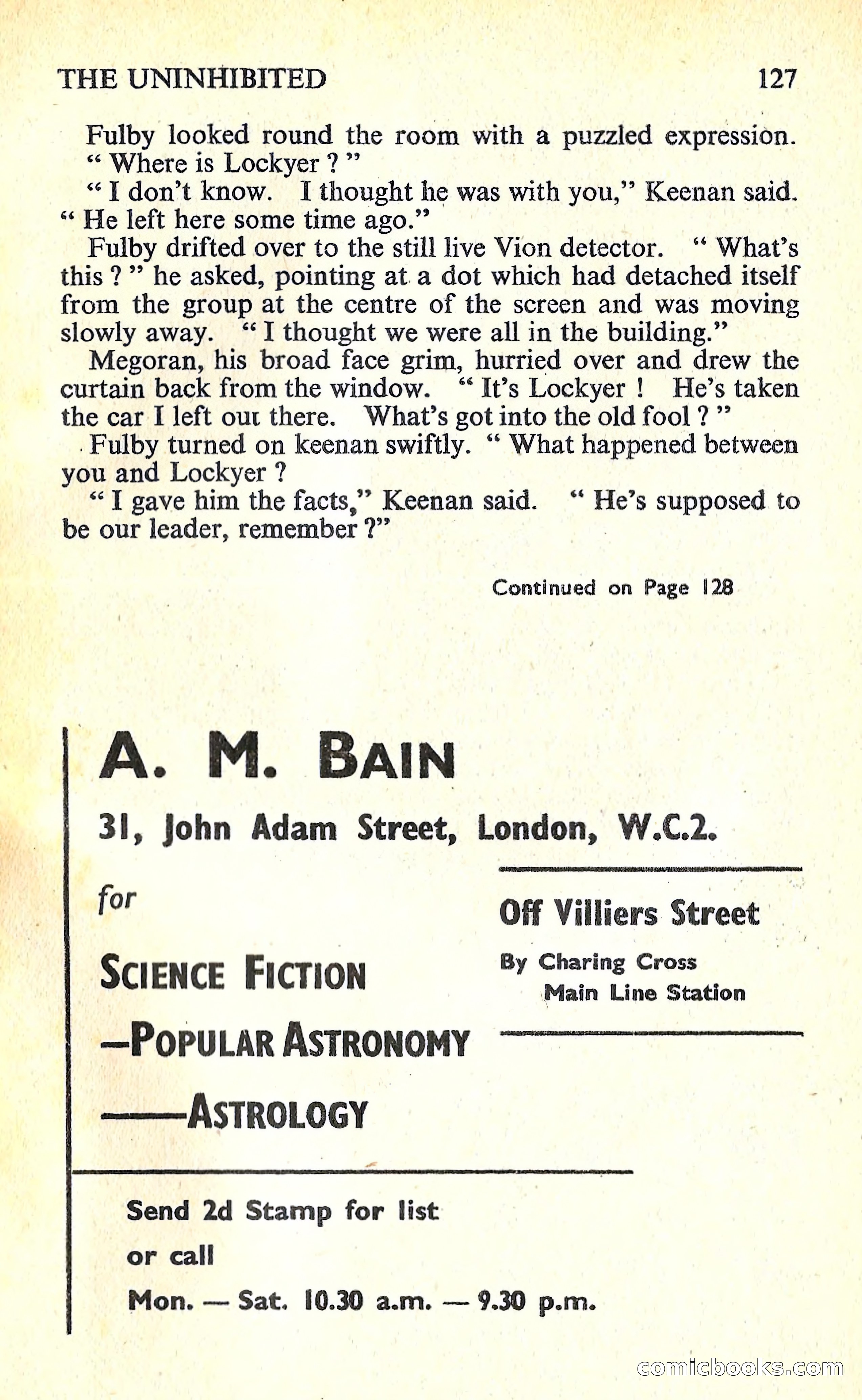 New Worlds Science Fiction #63 — page 129 of 132