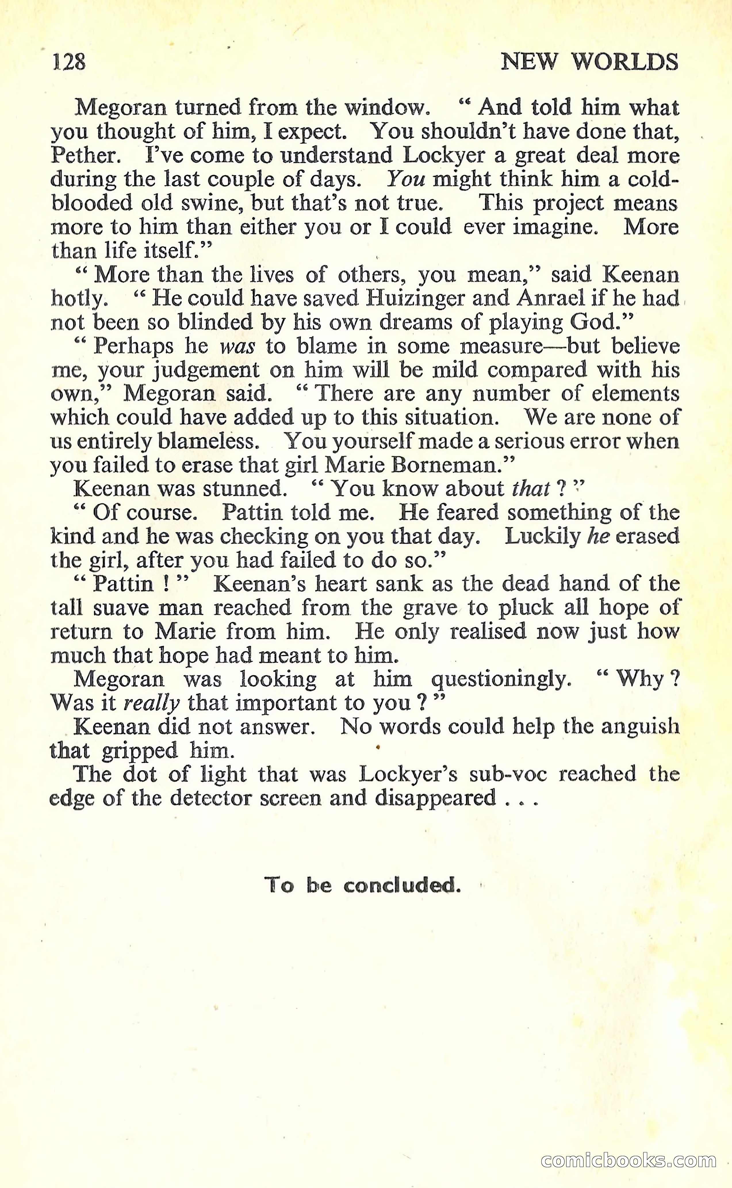 New Worlds Science Fiction #63 — page 130 of 132