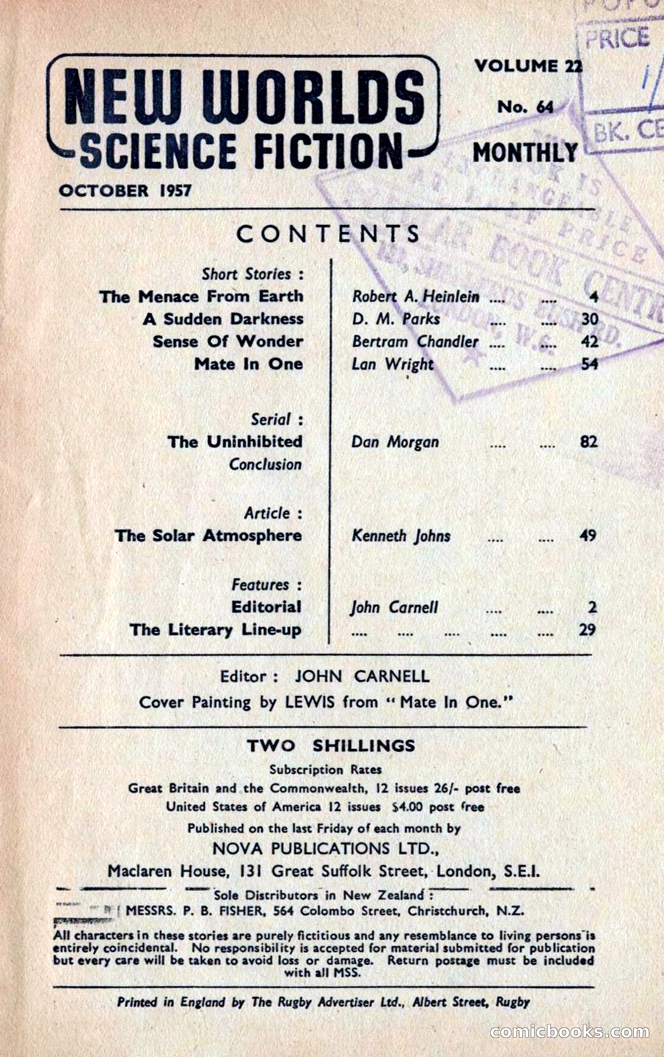 New Worlds Profile: Robert A. Heinlein — page 3 of 132