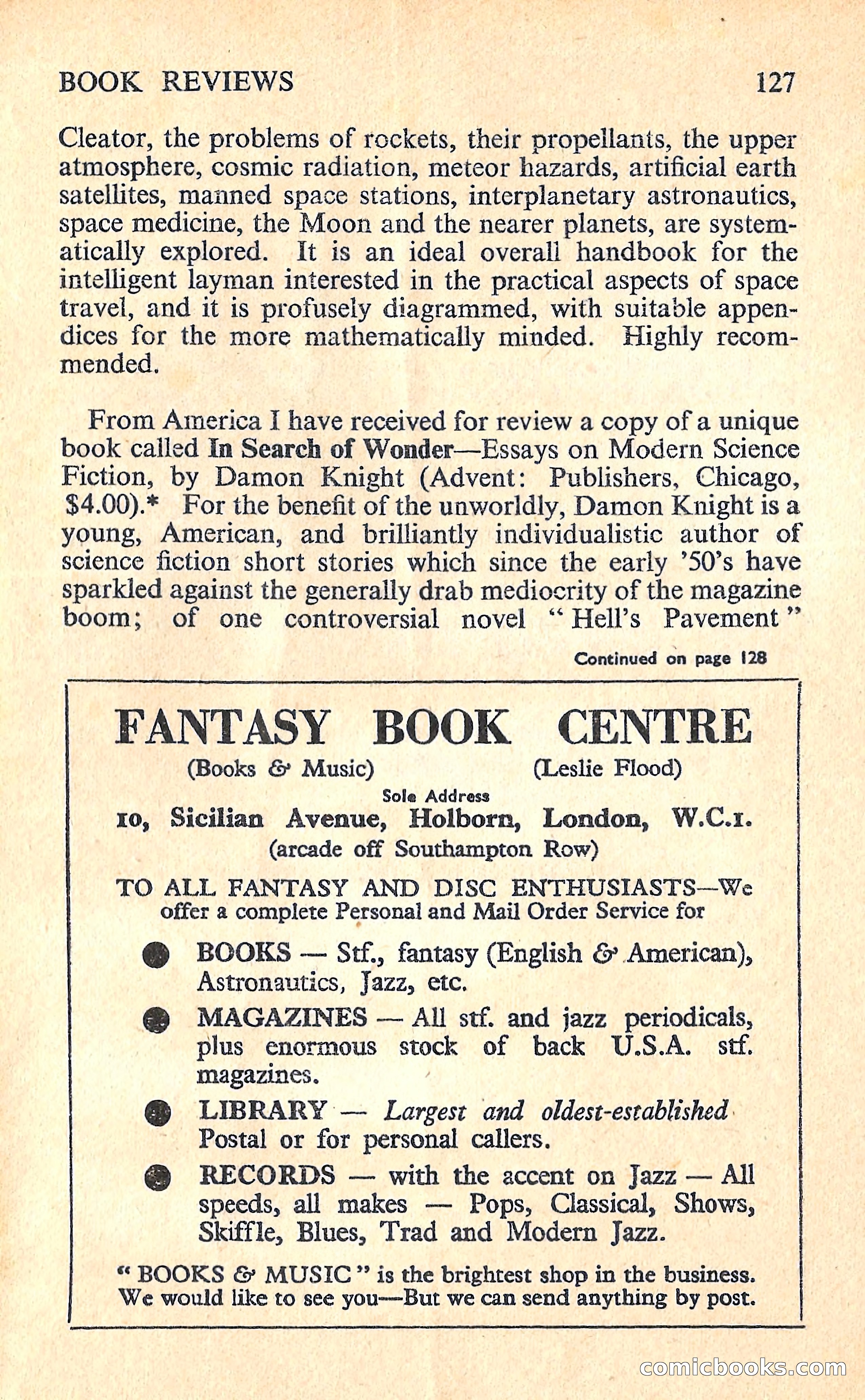 New Worlds Science Fiction, No. 65, Volume 22 — page 129 of 132