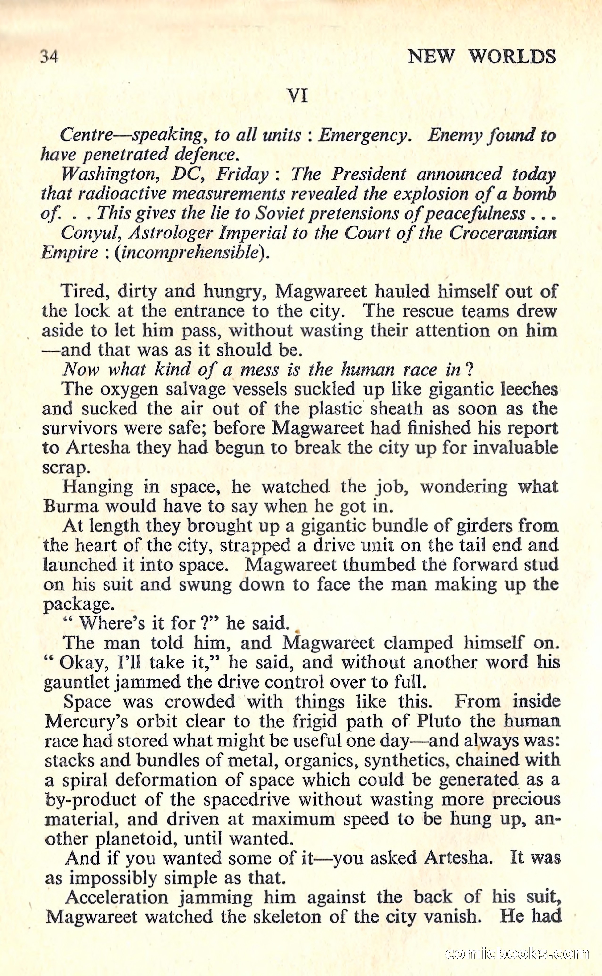 New Worlds Science Fiction #66, Volume 22 — page 36 of 132