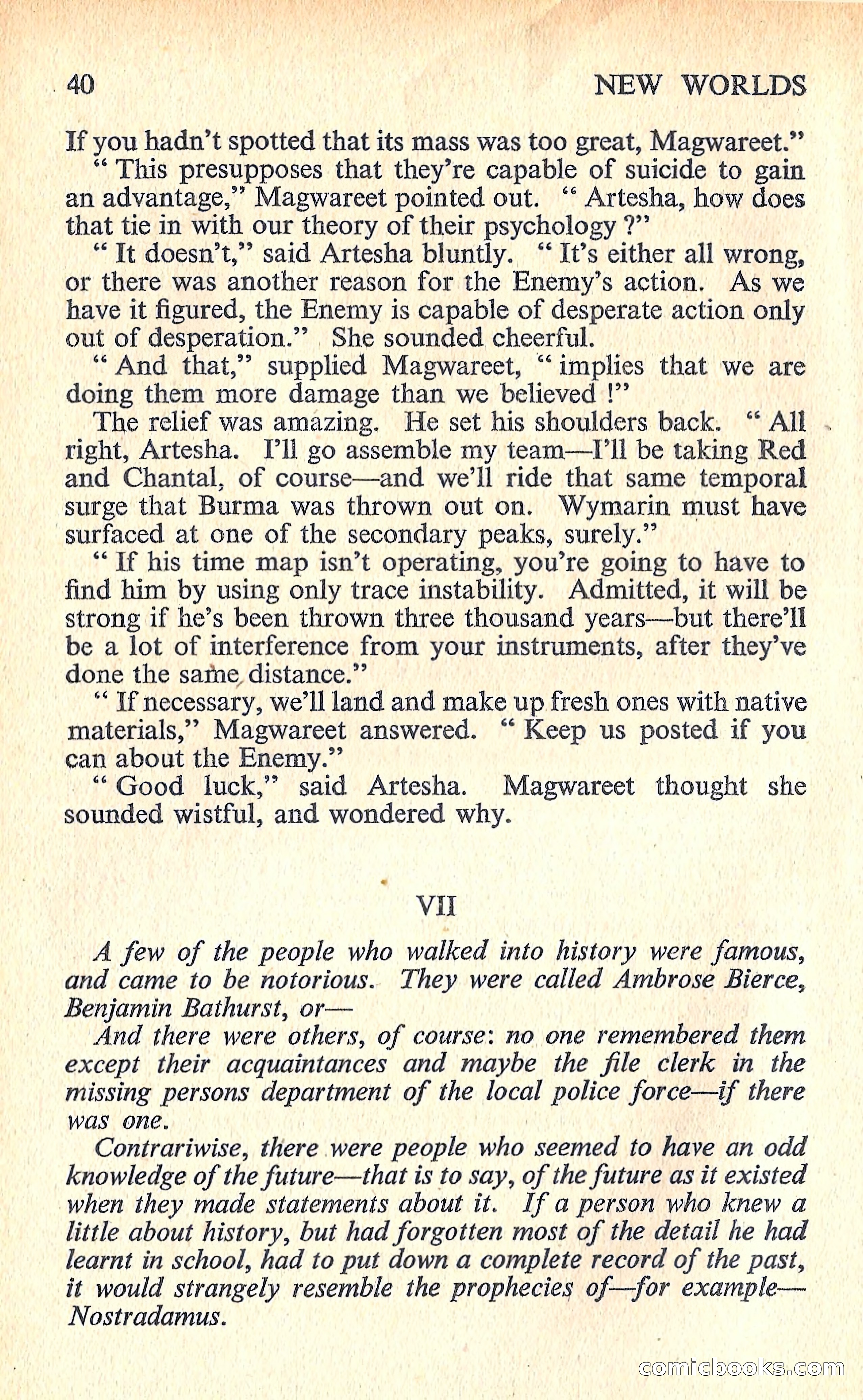 New Worlds Science Fiction #66, Volume 22 — page 42 of 132