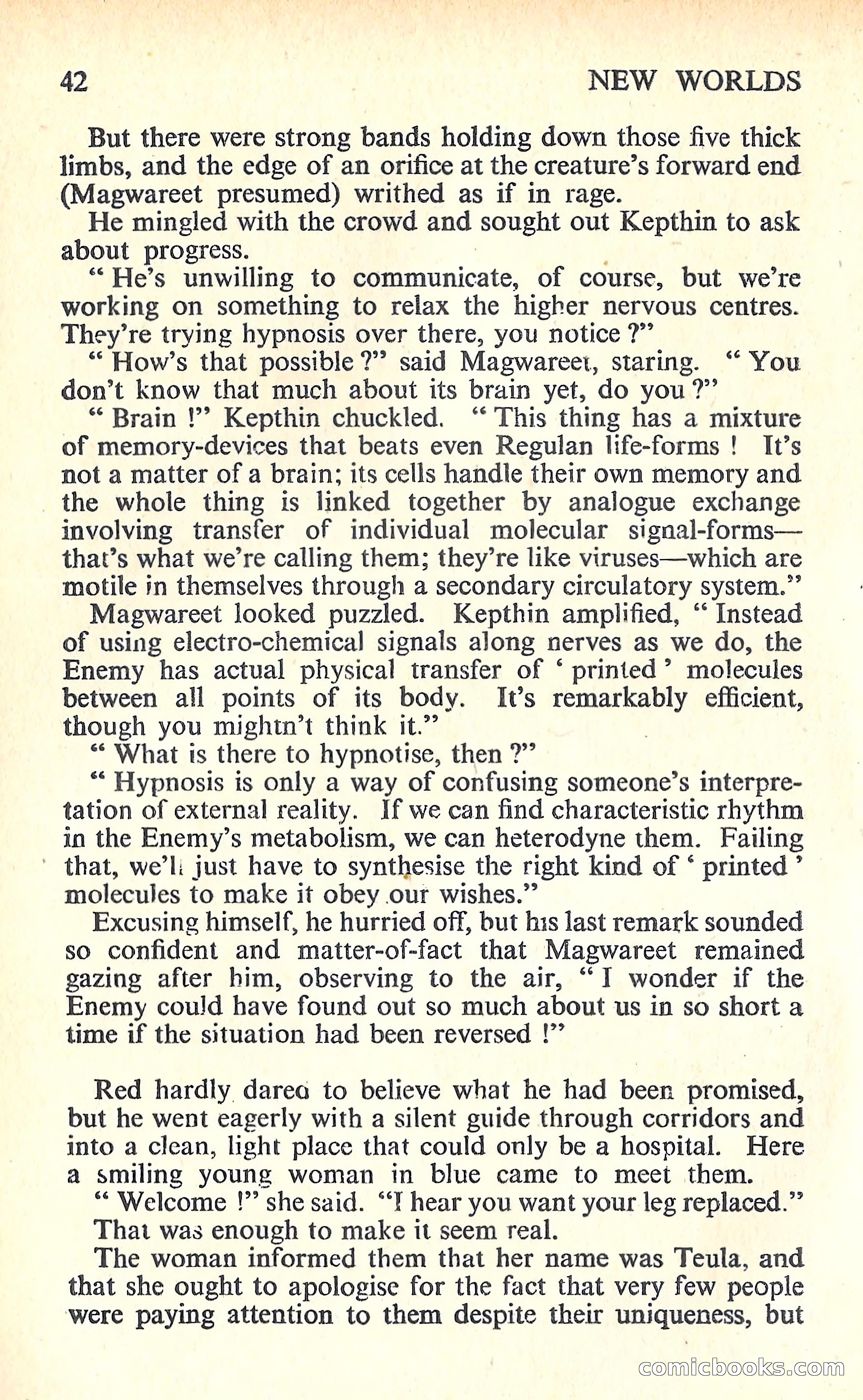 New Worlds Science Fiction #66, Volume 22 — page 44 of 132