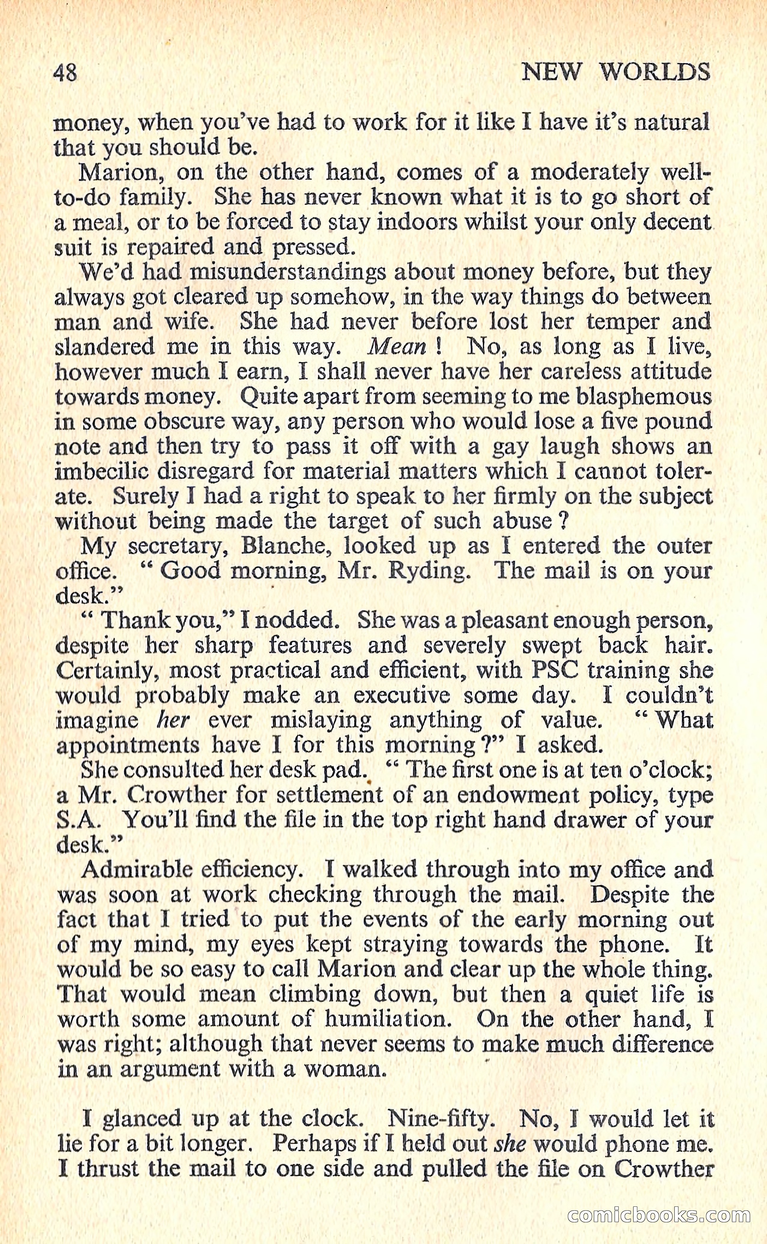 New Worlds Science Fiction #66, Volume 22 — page 50 of 132
