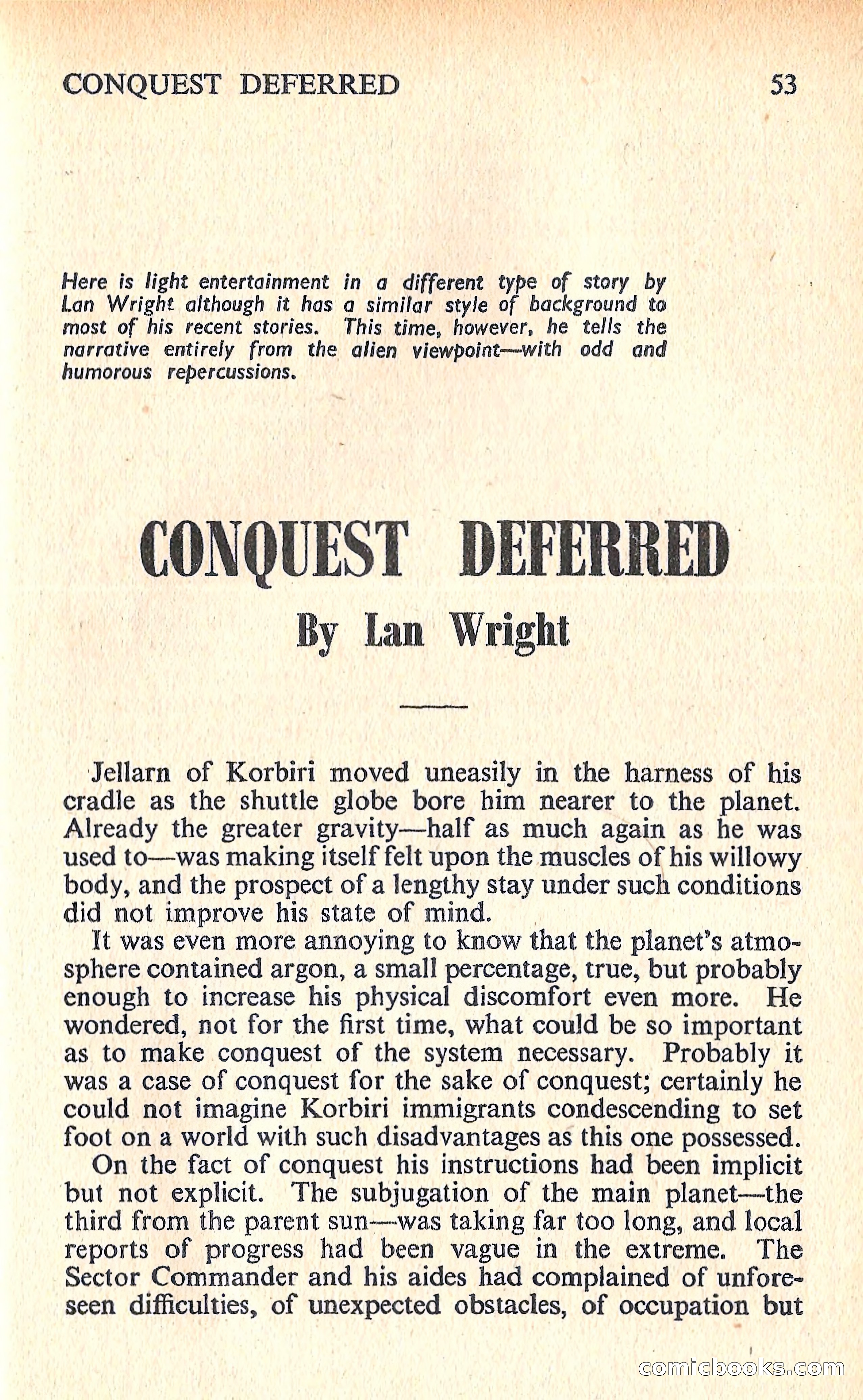 New Worlds Science Fiction #66, Volume 22 — page 55 of 132