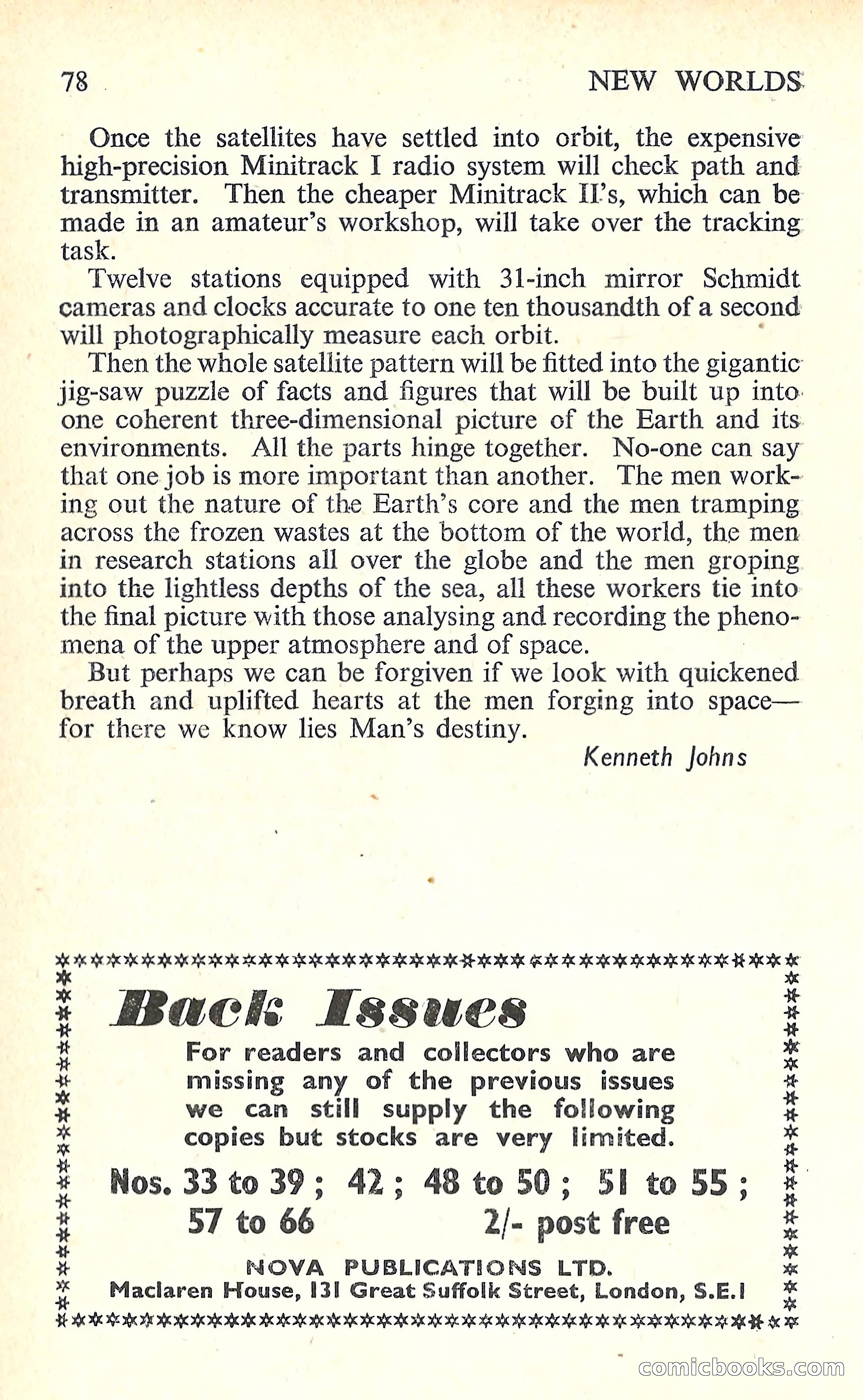 New Worlds Science Fiction #66, Volume 22 — page 80 of 132