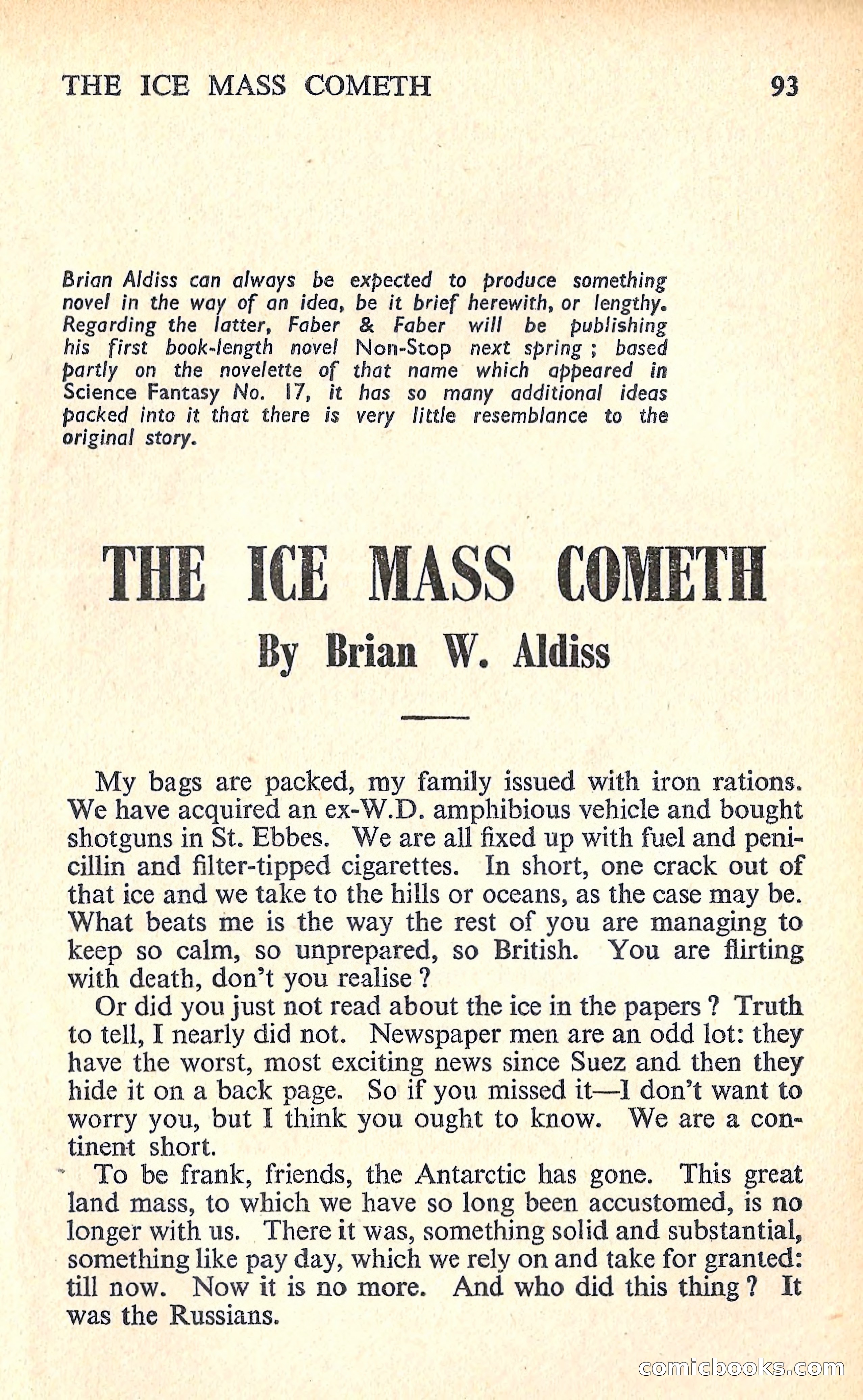 New Worlds Science Fiction #66, Volume 22 — page 95 of 132