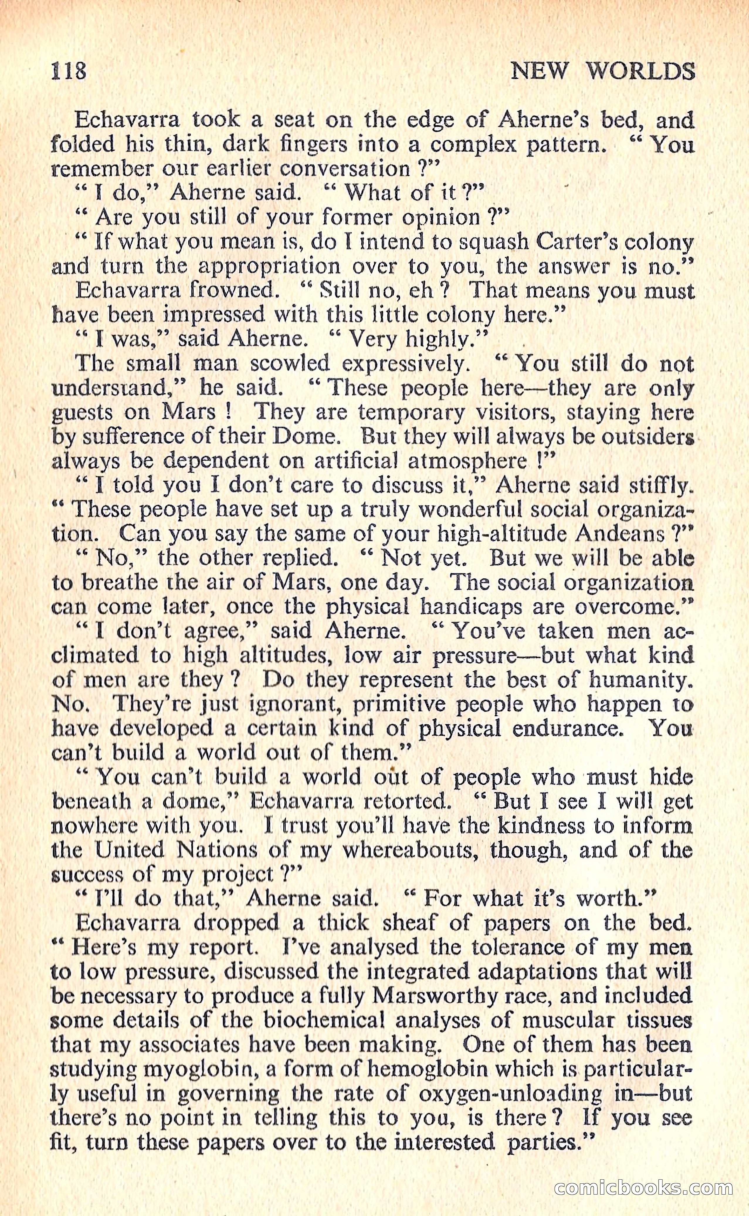 New Worlds Science Fiction #66, Volume 22 — page 120 of 132