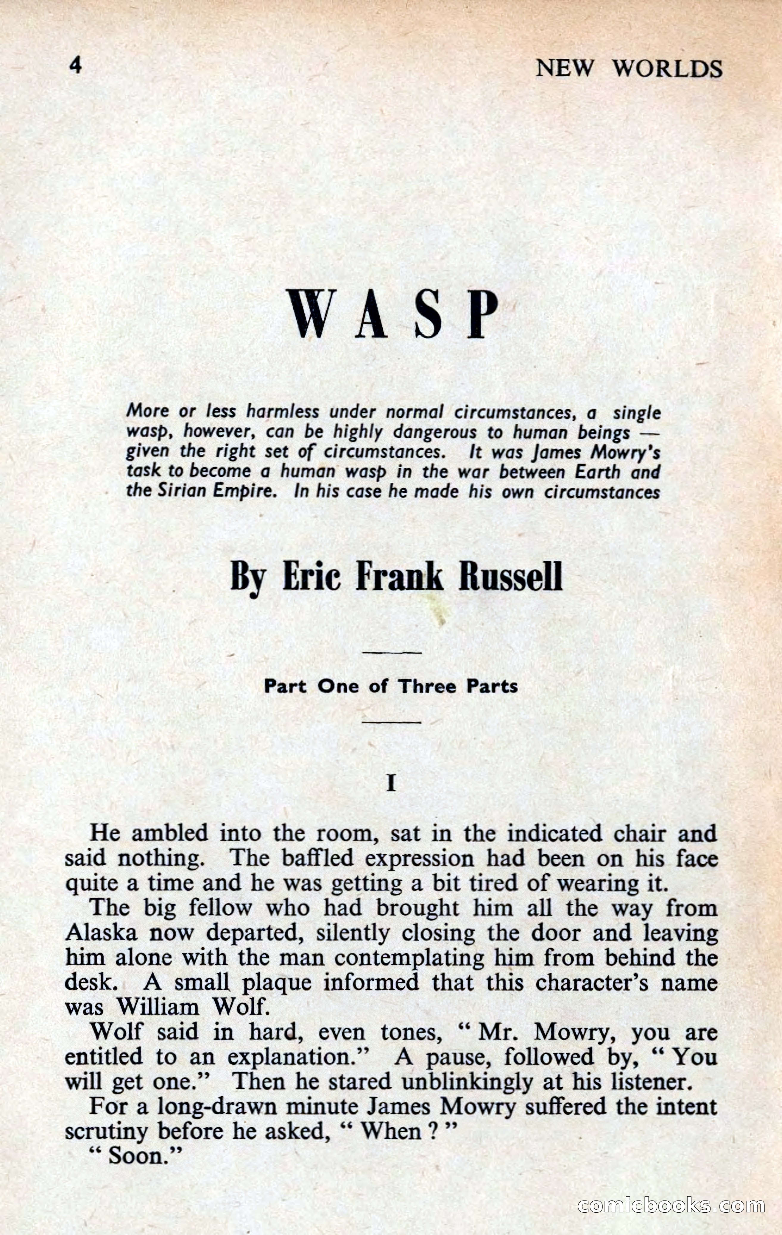 New Worlds Profiles: Eric Frank Russell — page 6 of 132