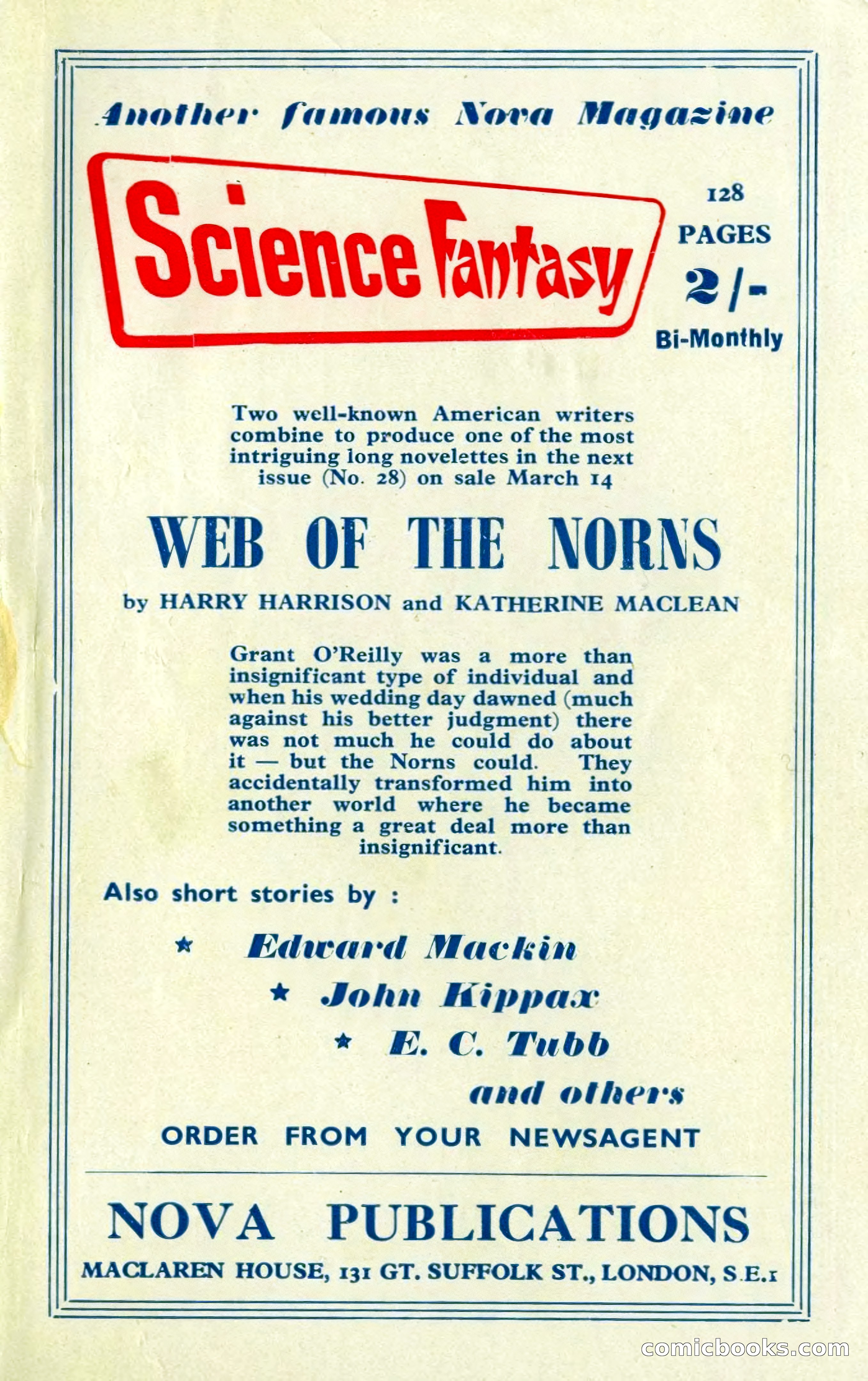 New Worlds Profiles: Eric Frank Russell — page 130 of 132