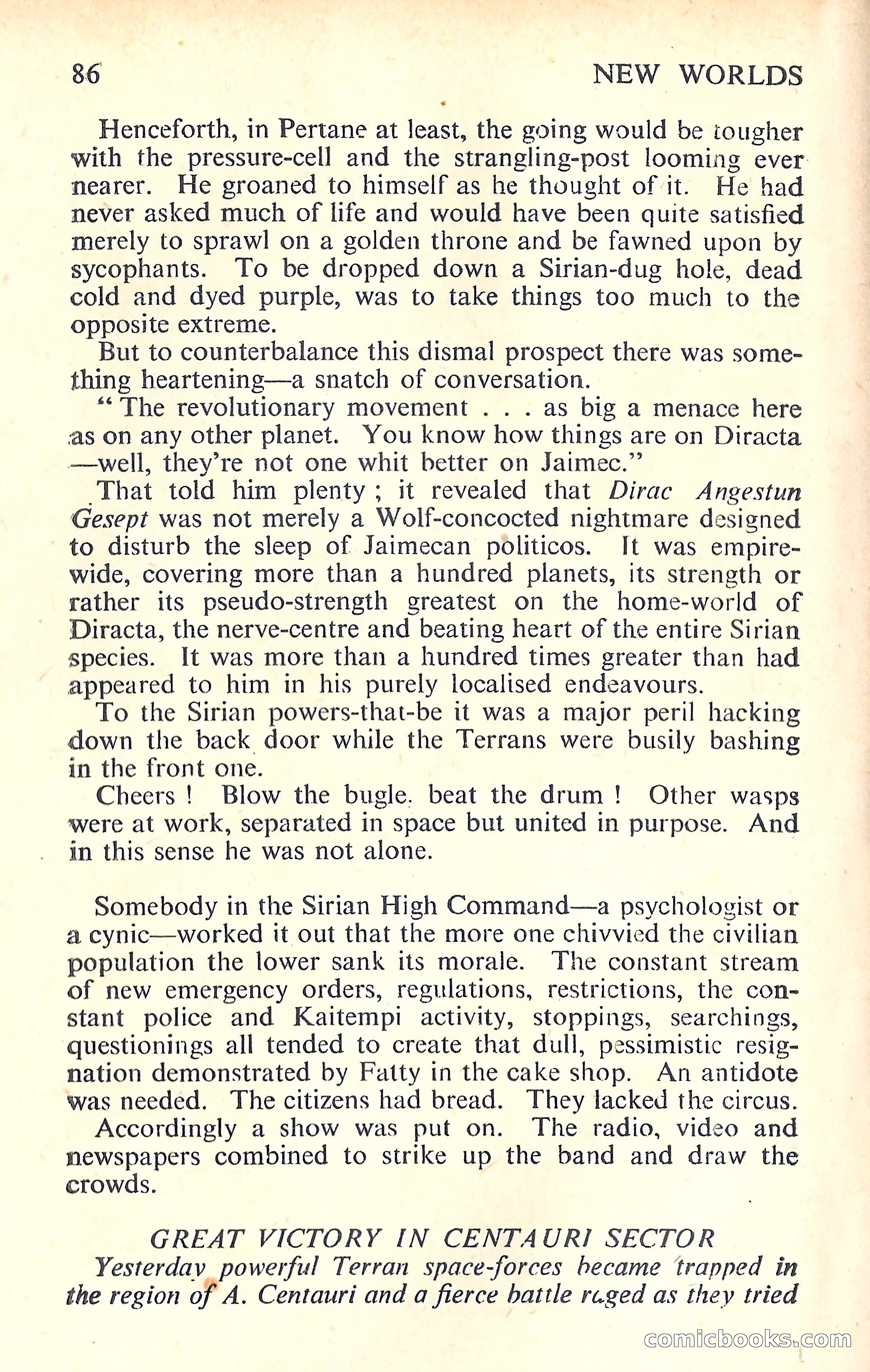 New Worlds Science Fiction No. 70 — page 88 of 132