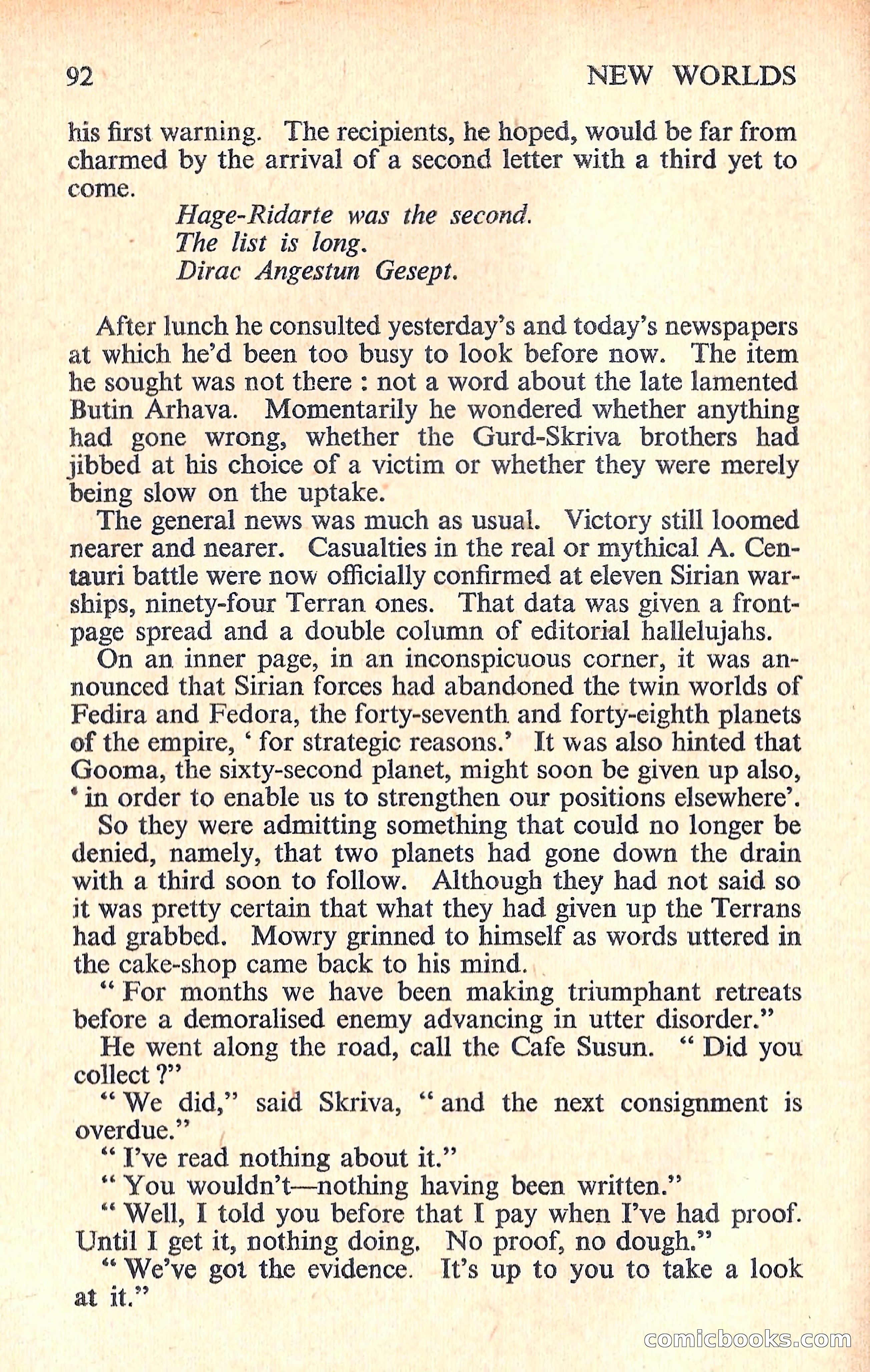 New Worlds Science Fiction No. 70 — page 94 of 132