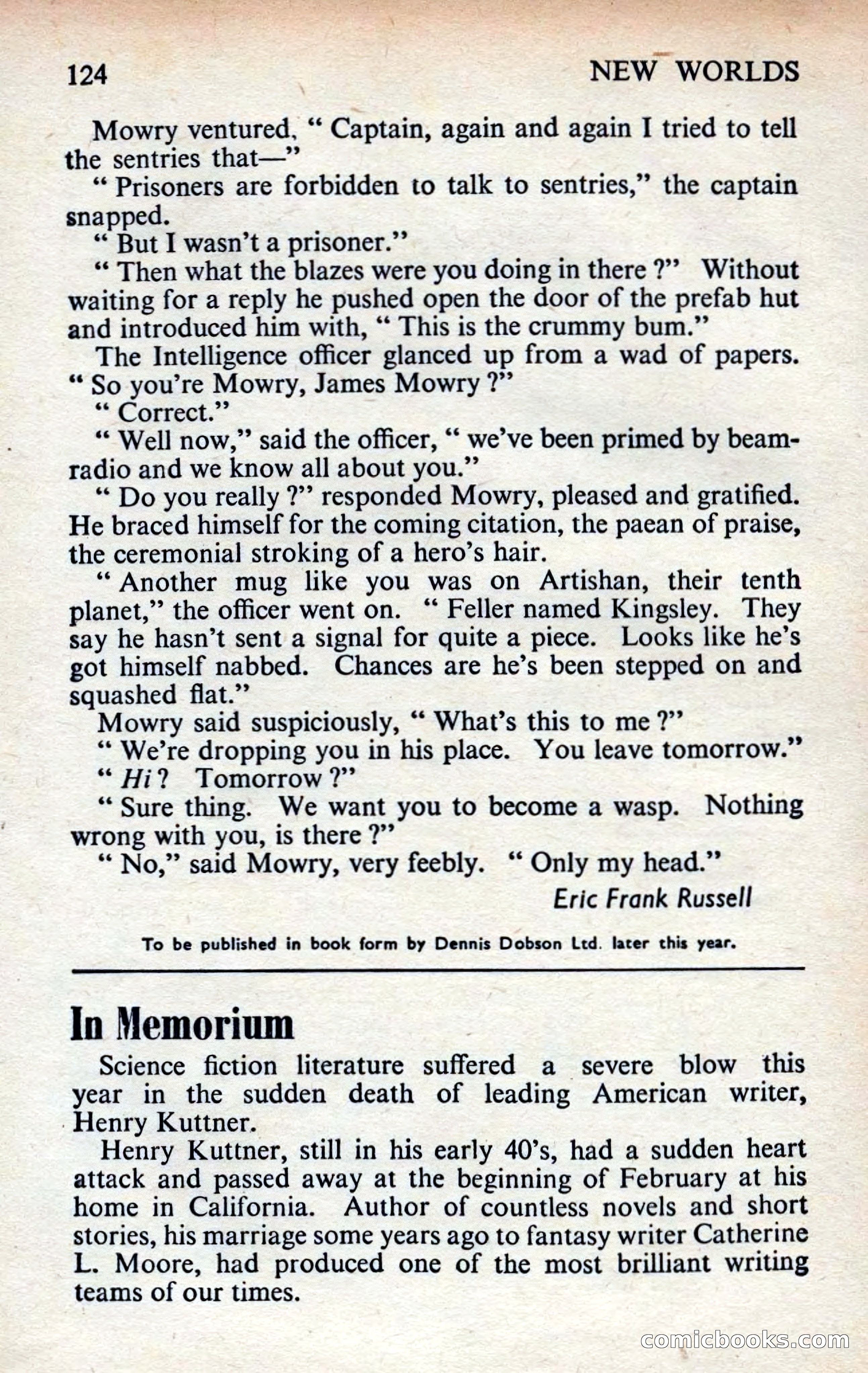 New Worlds Magazine Profile: Bertram Chandler — page 126 of 132