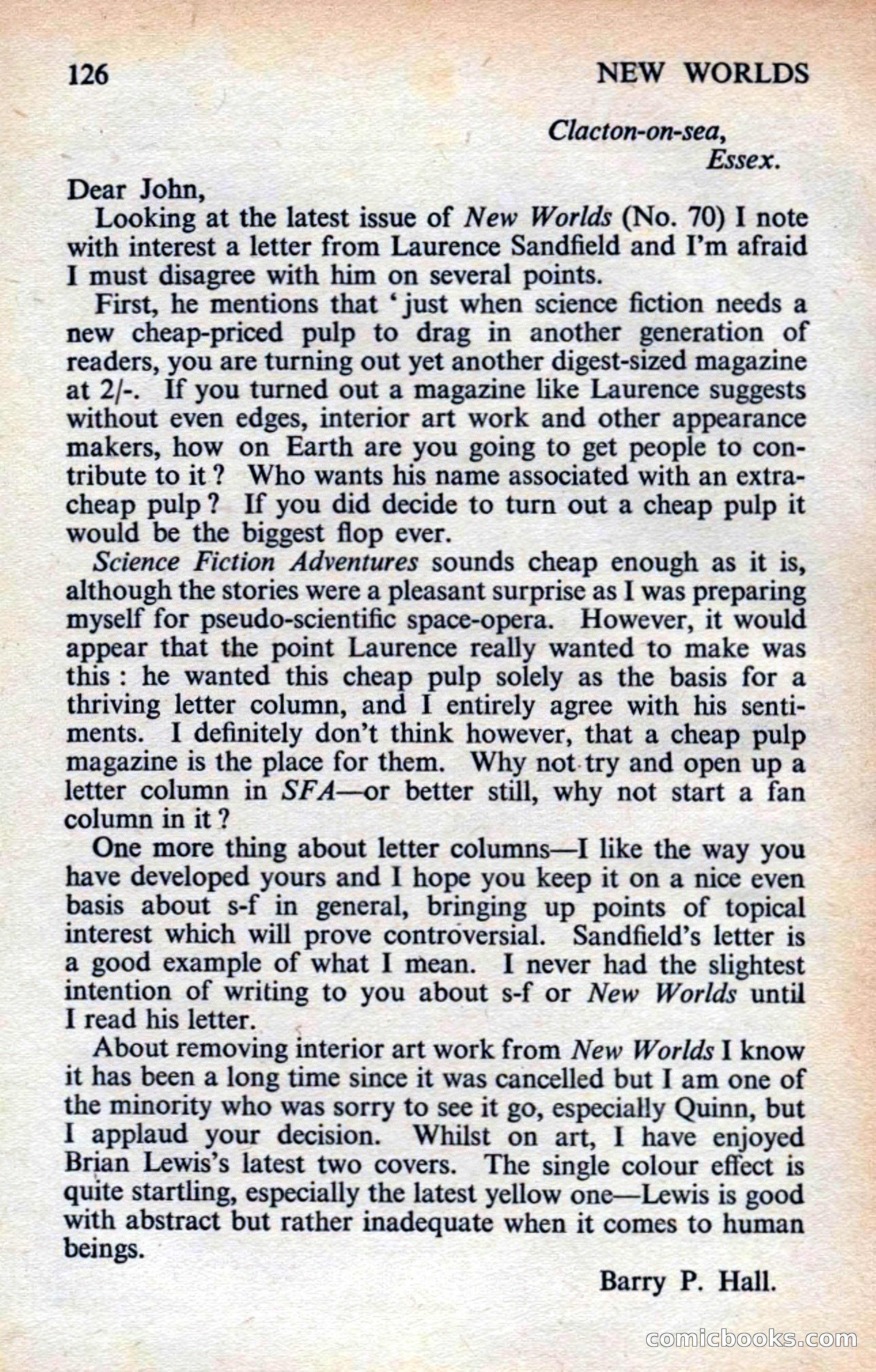 New Worlds Magazine Profile: Bertram Chandler — page 128 of 132