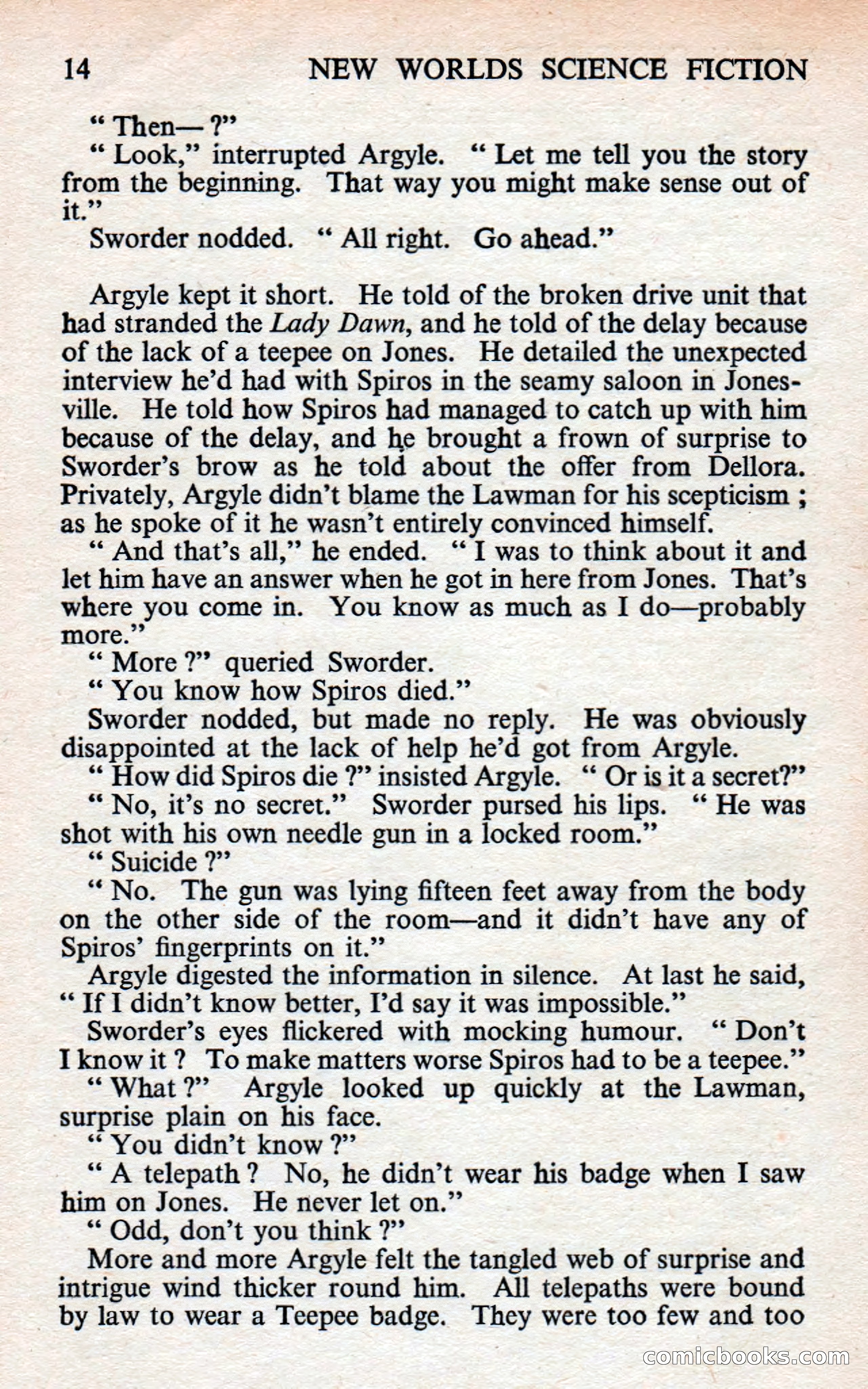 New Worlds Science Fiction #78, Volume 26 — page 16 of 134