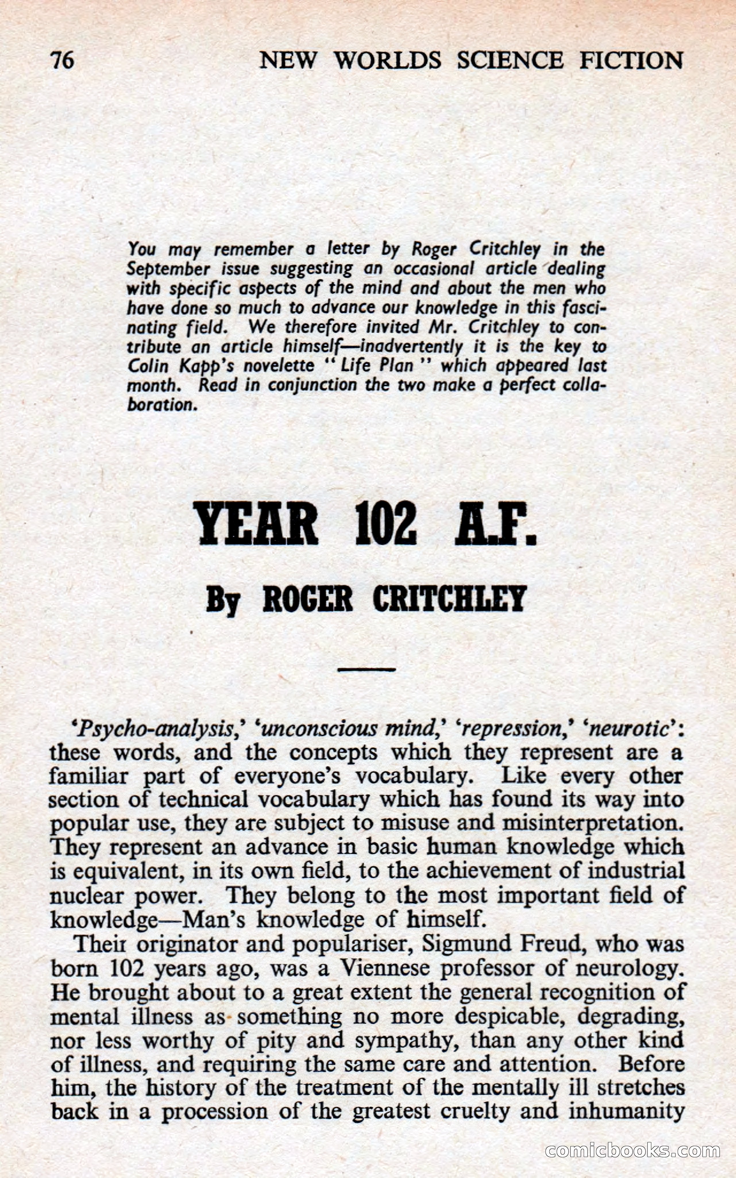 New Worlds Science Fiction #78, Volume 26 — page 78 of 134