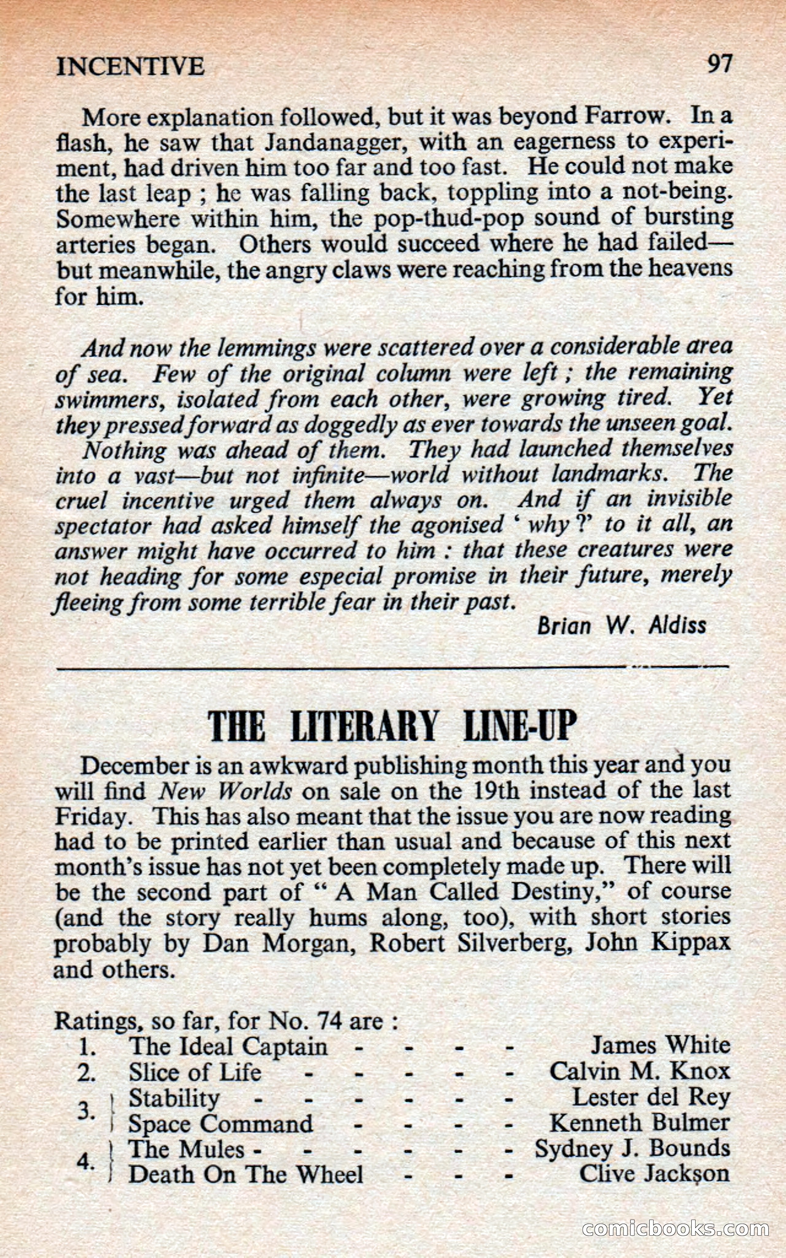 New Worlds Science Fiction #78, Volume 26 — page 99 of 134