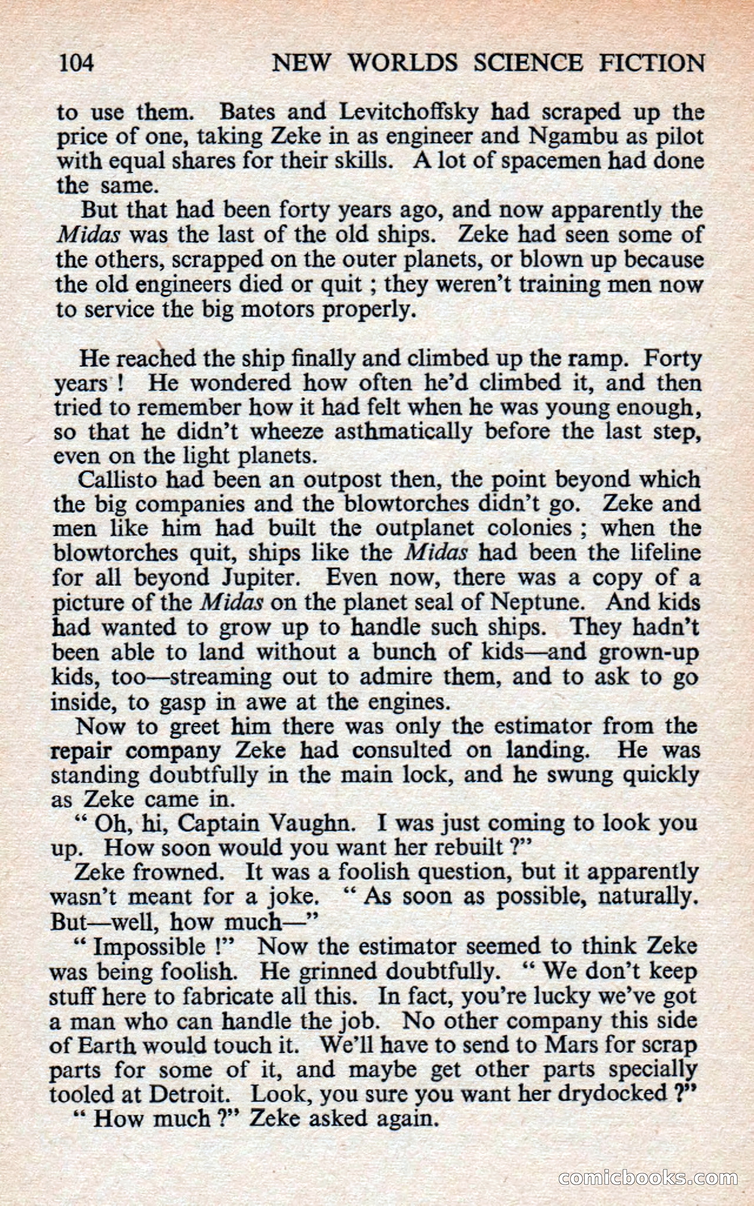 New Worlds Science Fiction #78, Volume 26 — page 106 of 134