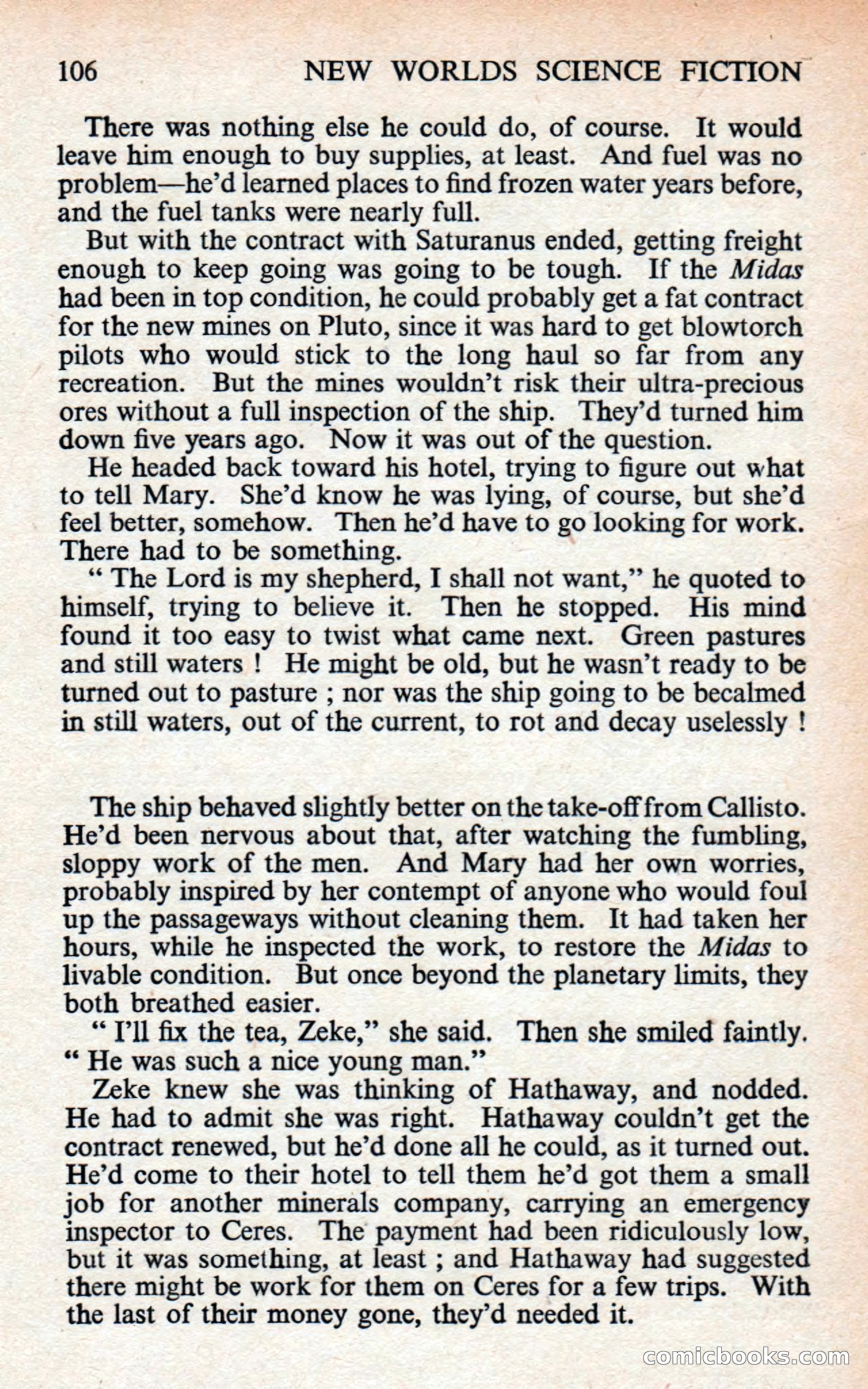 New Worlds Science Fiction #78, Volume 26 — page 108 of 134
