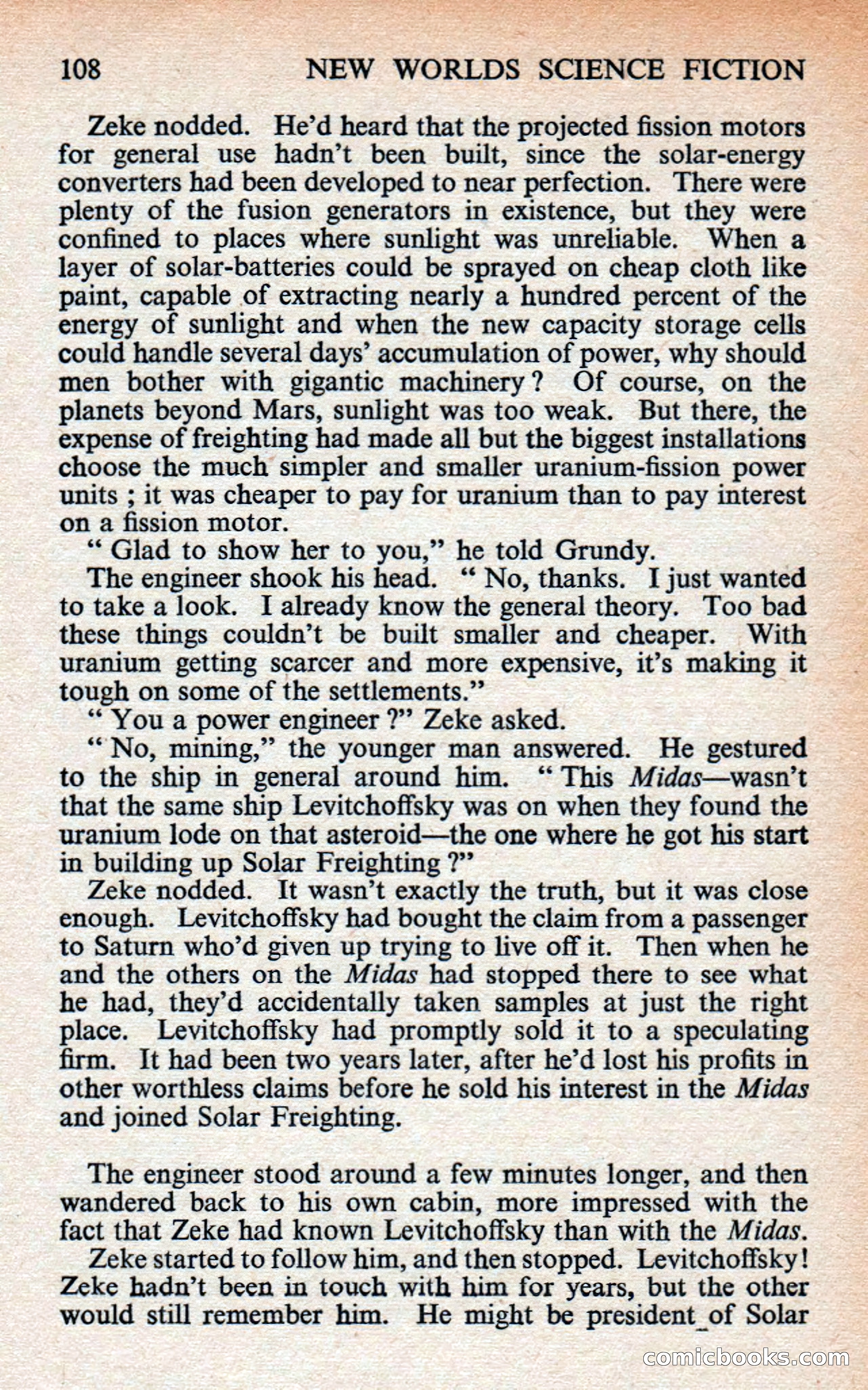New Worlds Science Fiction #78, Volume 26 — page 110 of 134