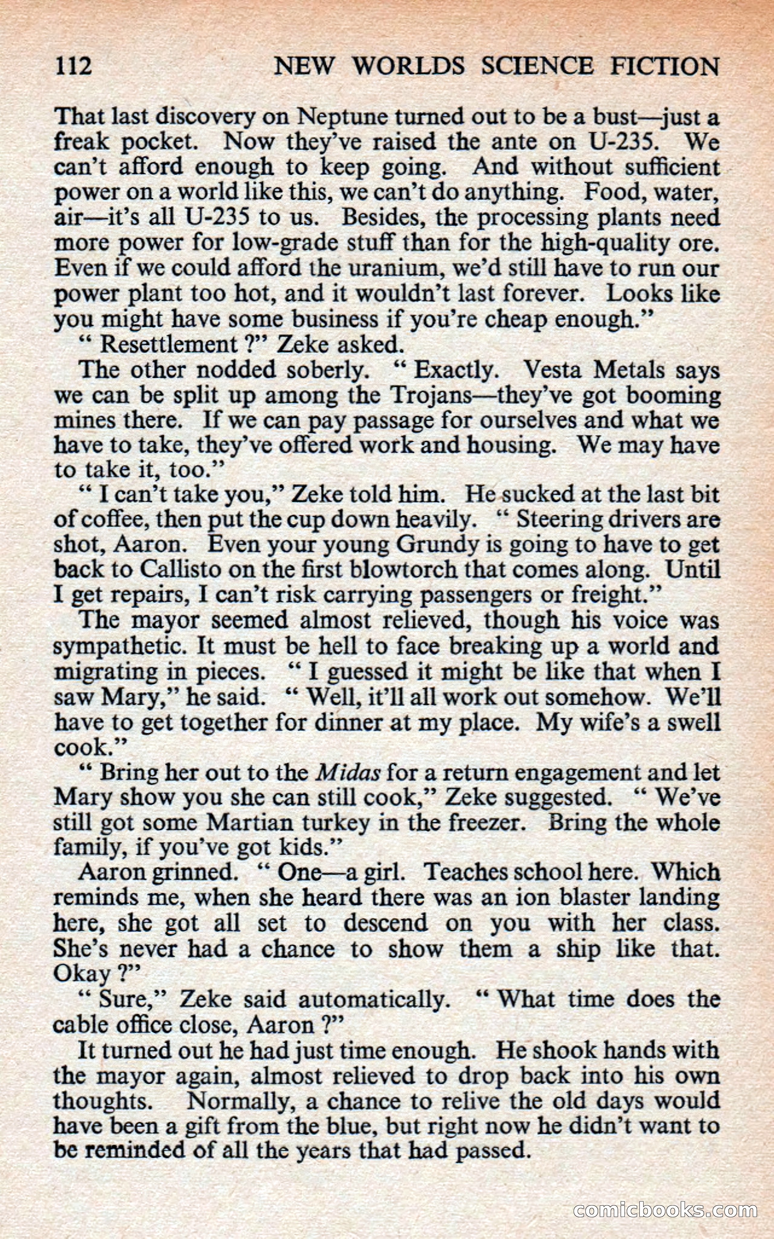New Worlds Science Fiction #78, Volume 26 — page 114 of 134