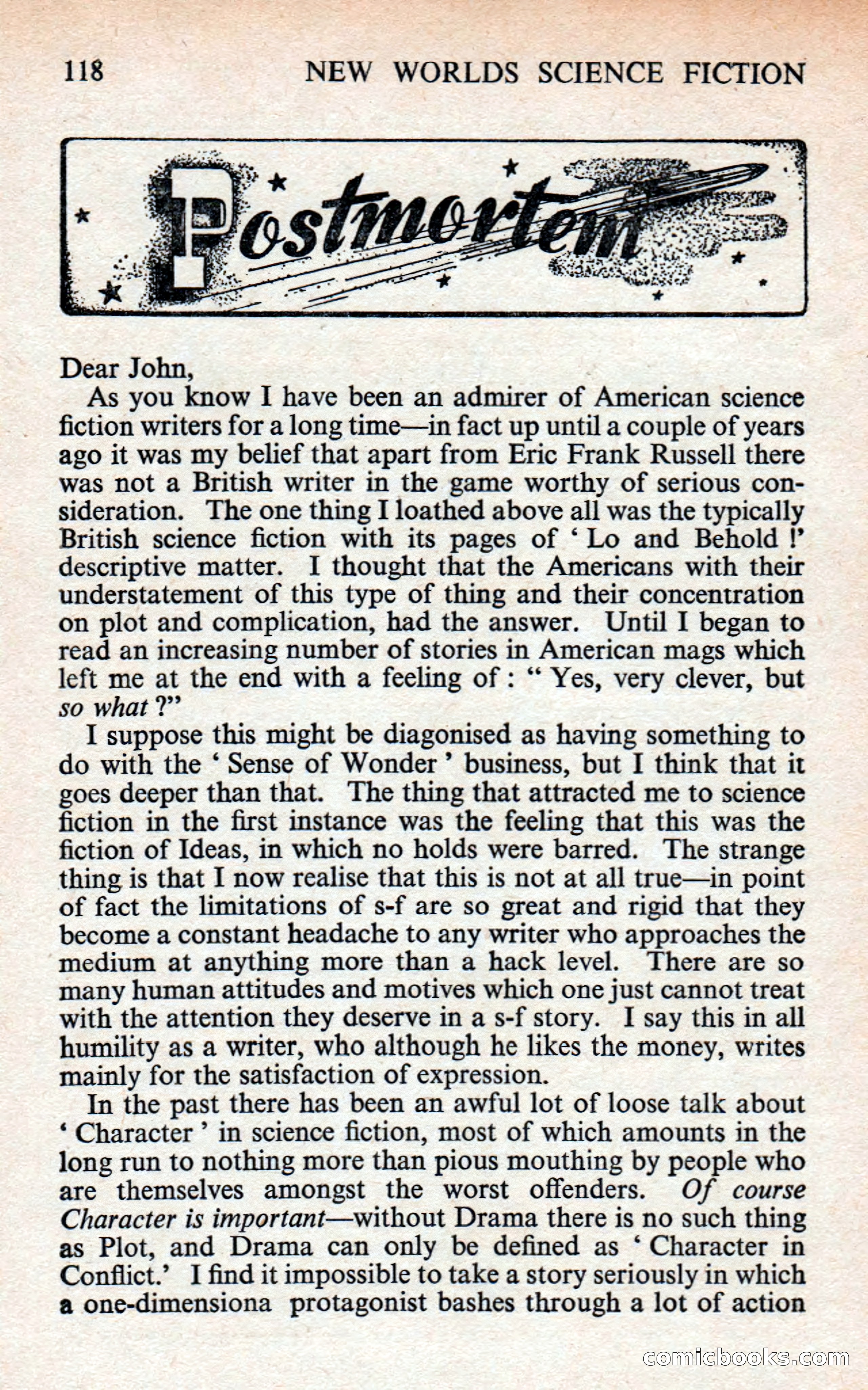 New Worlds Science Fiction #78, Volume 26 — page 120 of 134