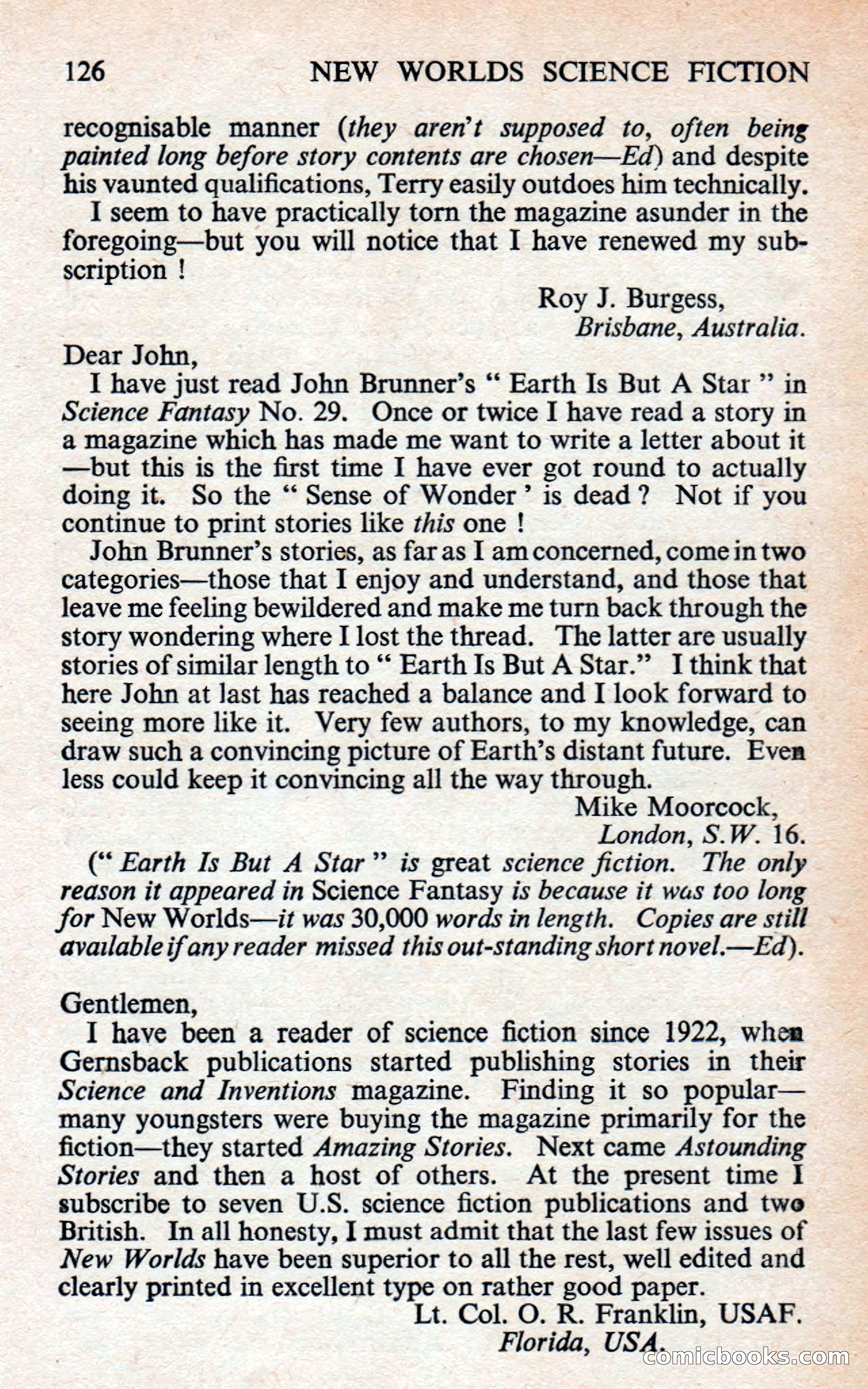 New Worlds Science Fiction #78, Volume 26 — page 128 of 134