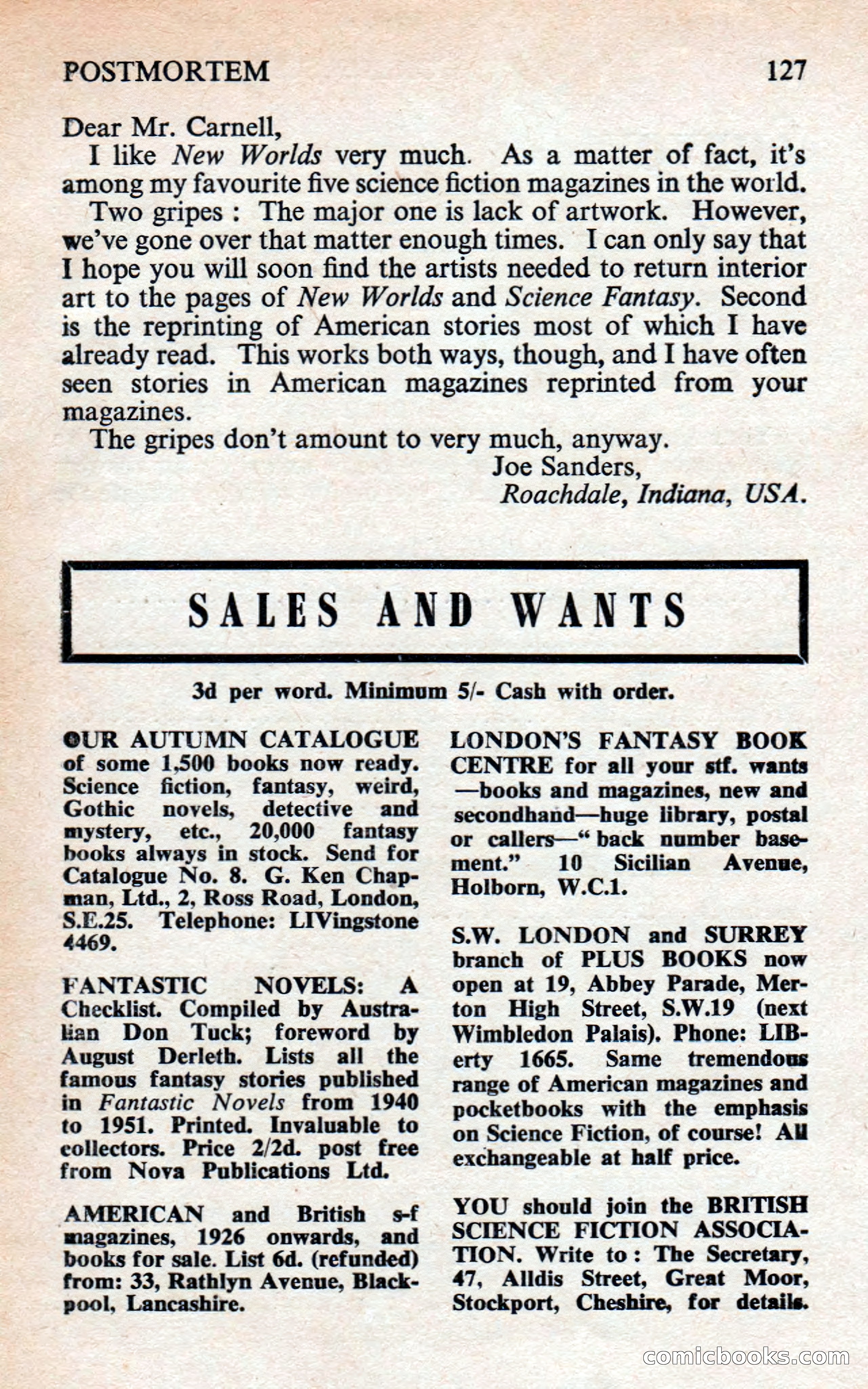 New Worlds Science Fiction #78, Volume 26 — page 129 of 134
