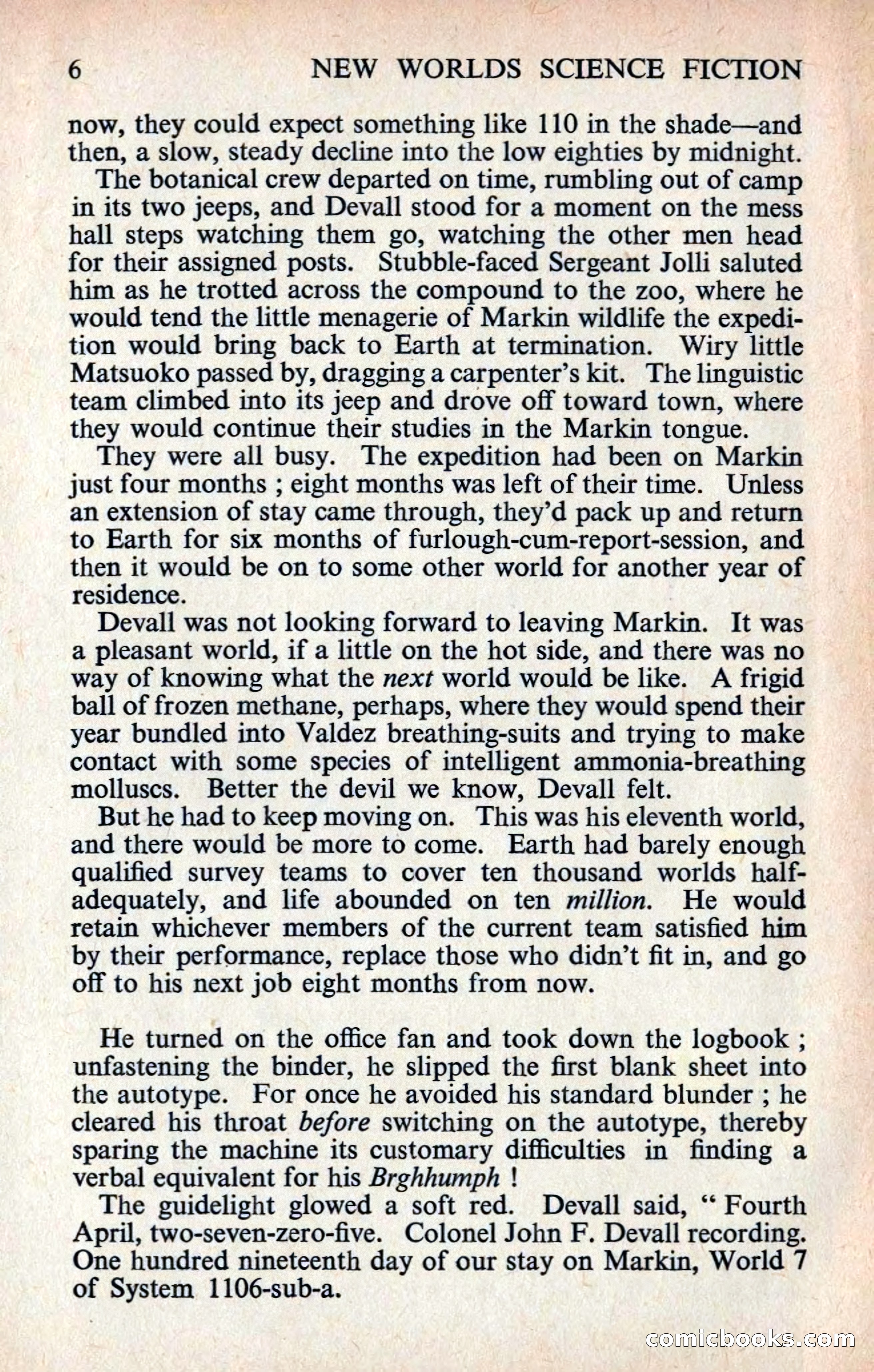 New Worlds Profile: Donald Malcolm — page 8 of 132