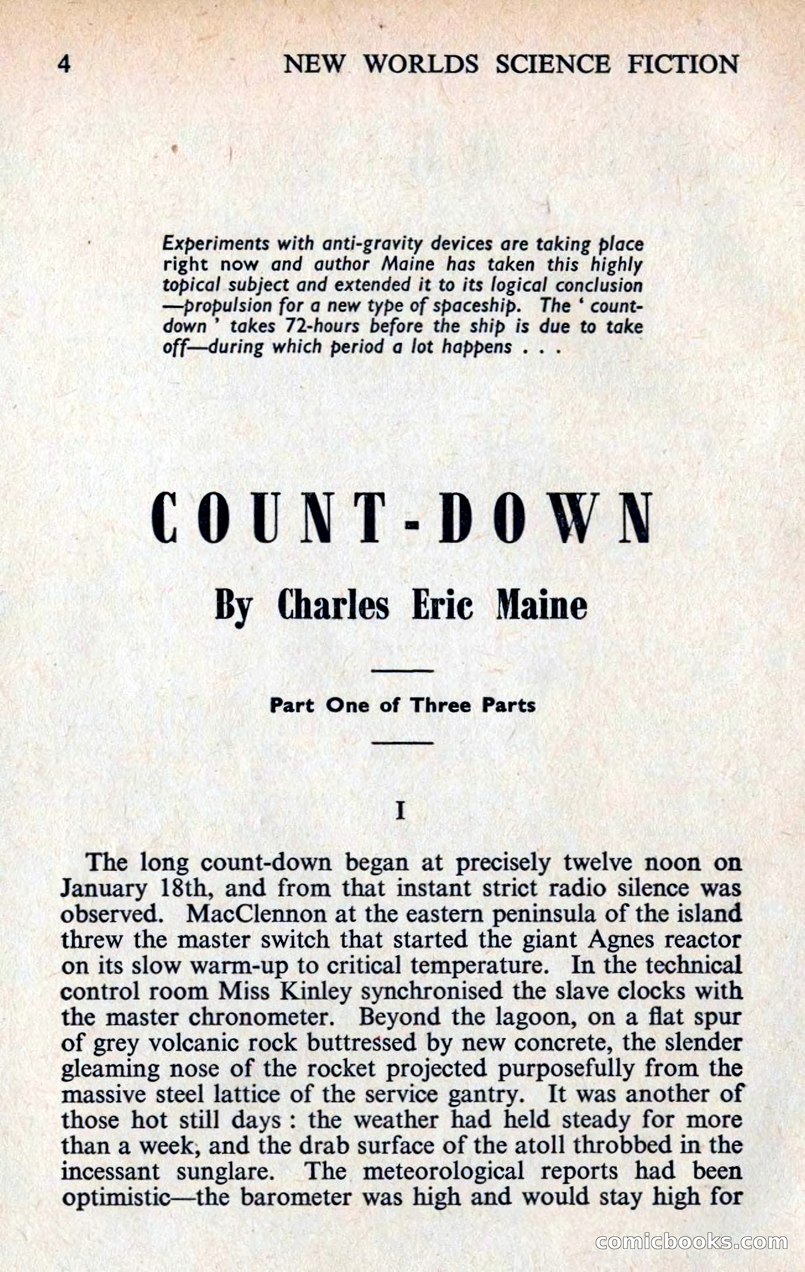 New Worlds Magazine Profile: Charles Eric Maine — page 6 of 132