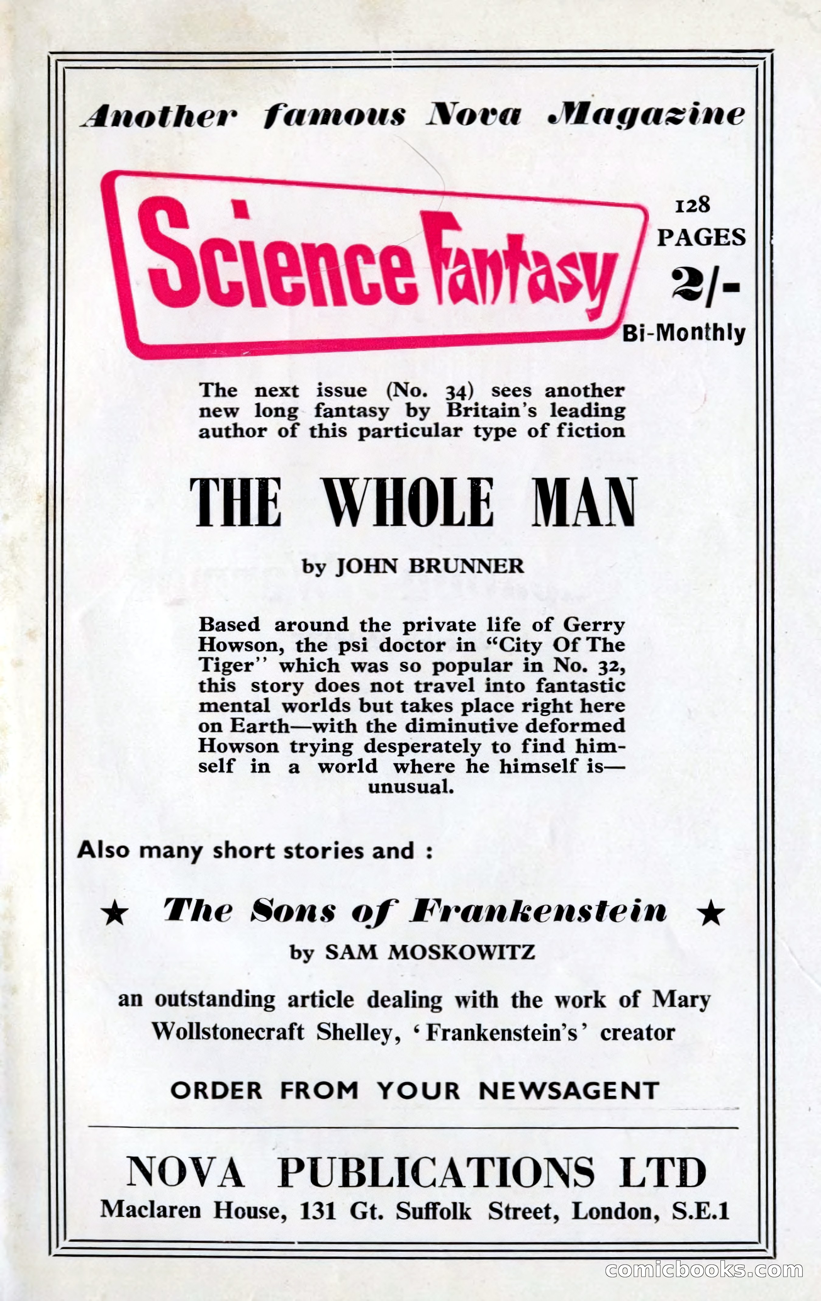 New Worlds Magazine Profile: Charles Eric Maine — page 130 of 132