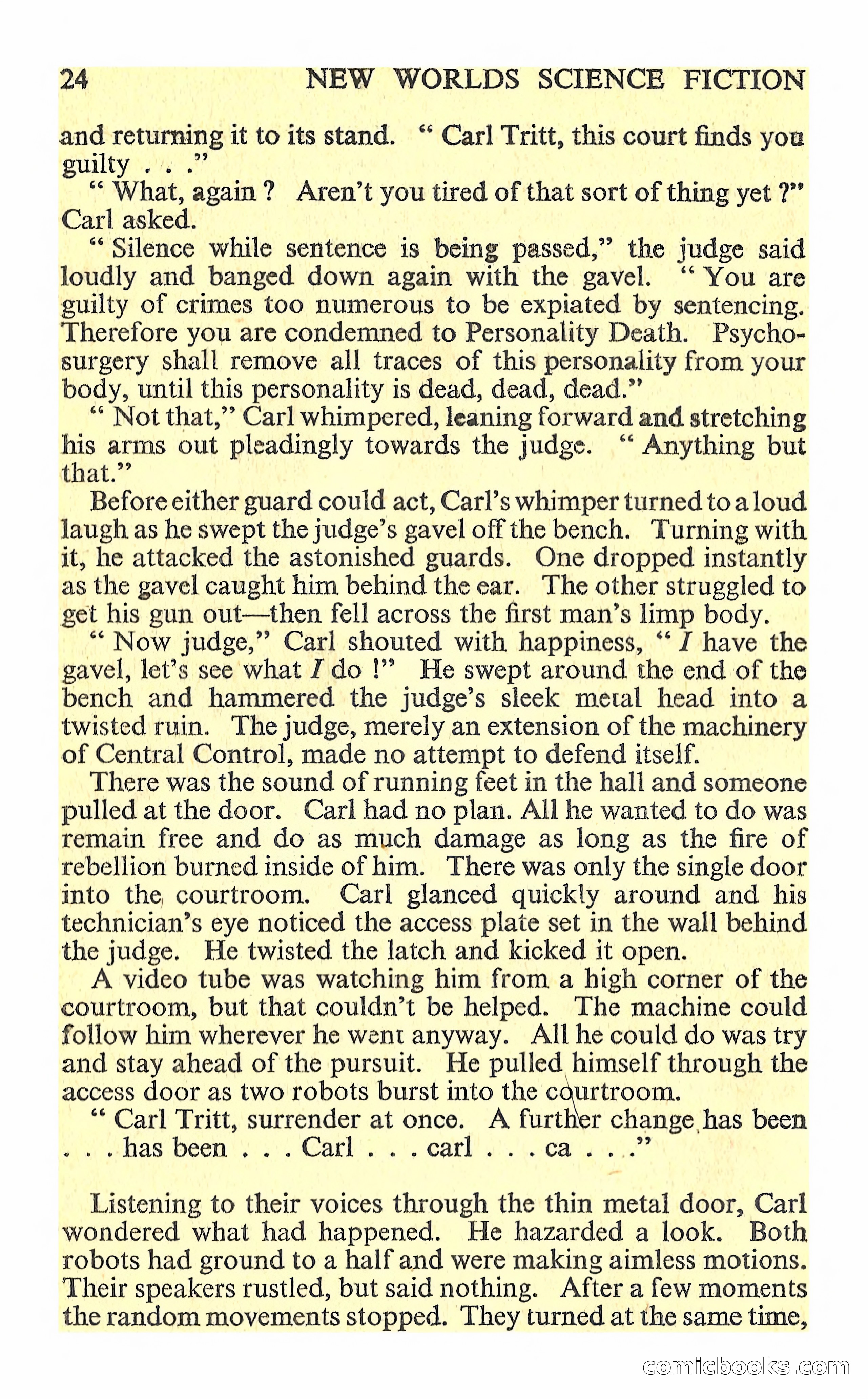 New Worlds Science Fiction #83 — page 26 of 132