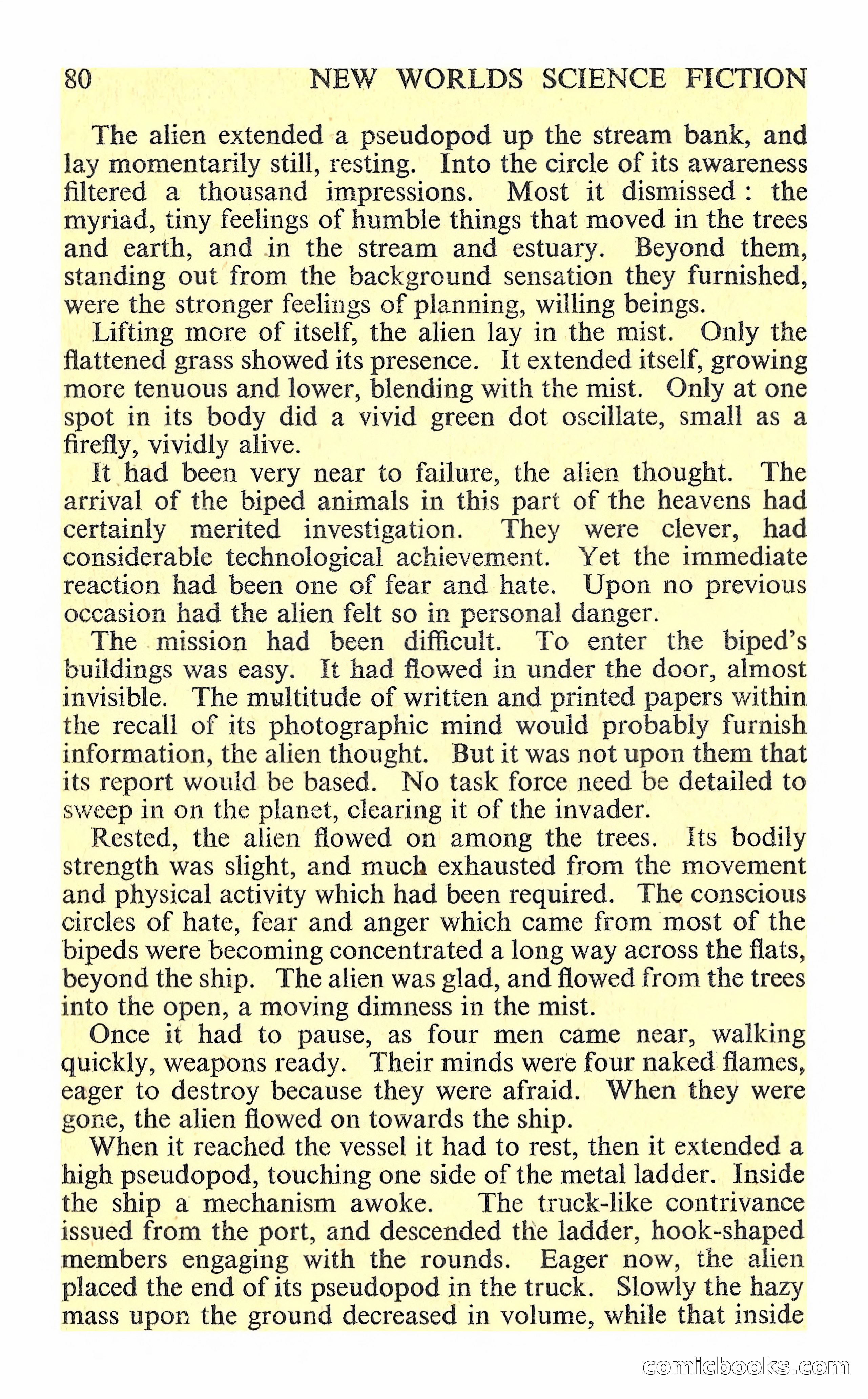 New Worlds Science Fiction #83 — page 82 of 132