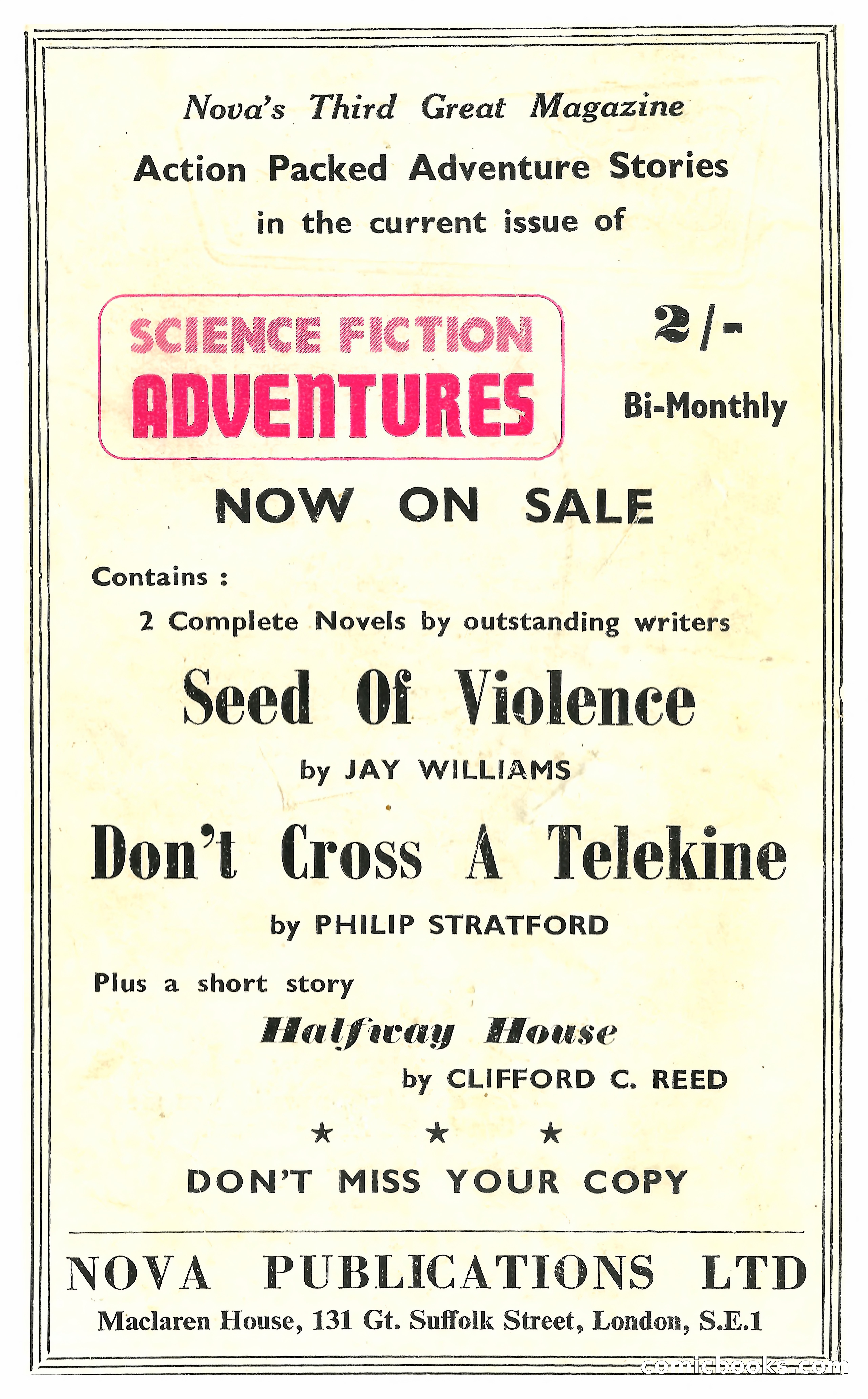 New Worlds Science Fiction #83 — page 132 of 132