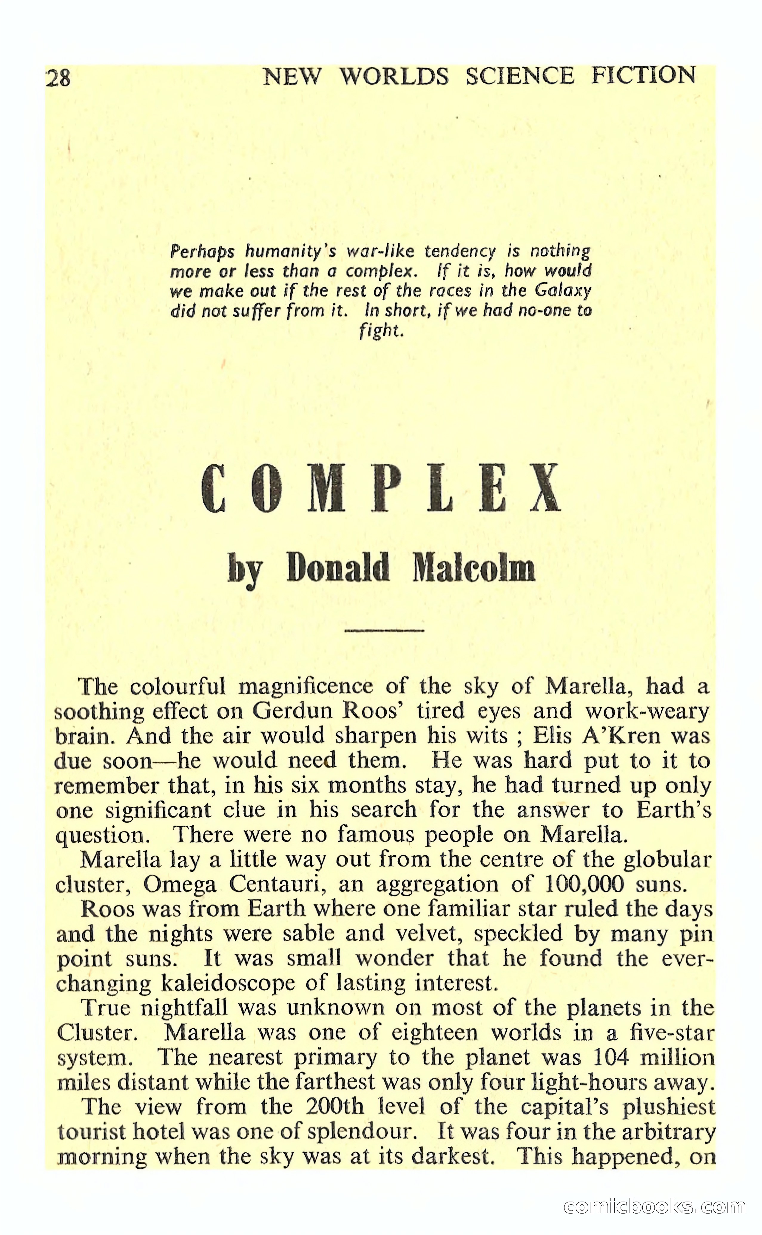 New Worlds Science Fiction No. 86 — page 30 of 116