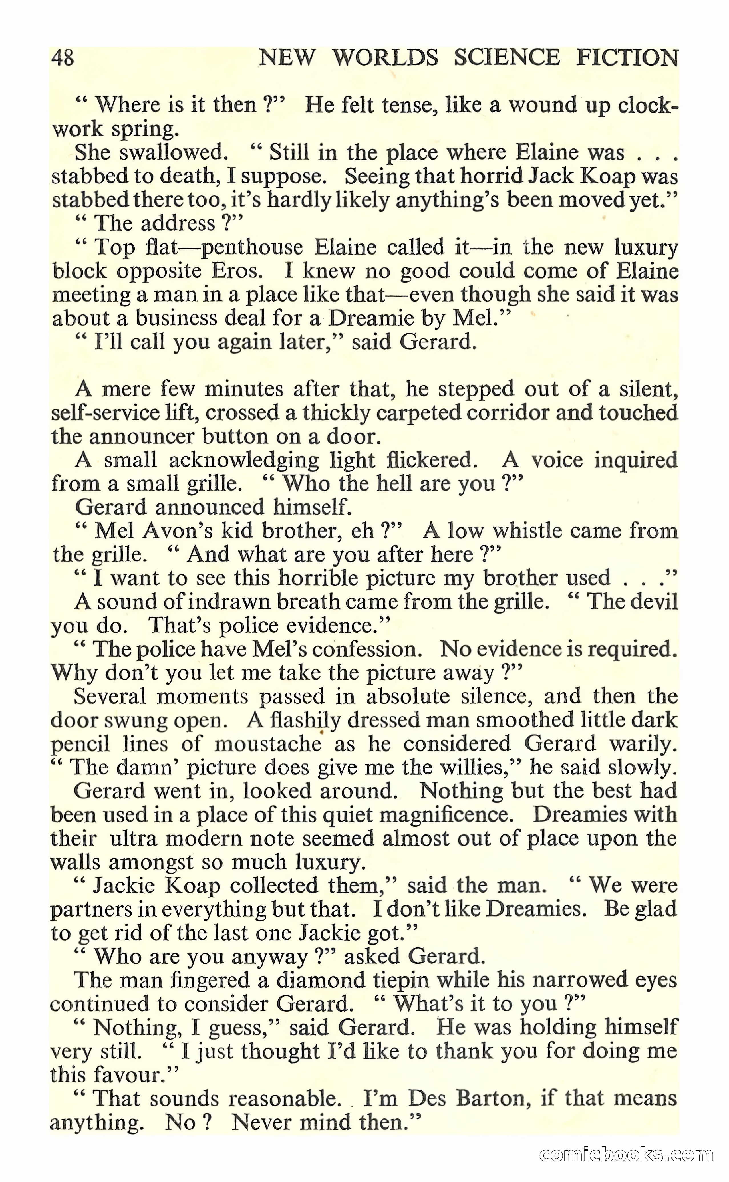 New Worlds Science Fiction No. 86 — page 50 of 116