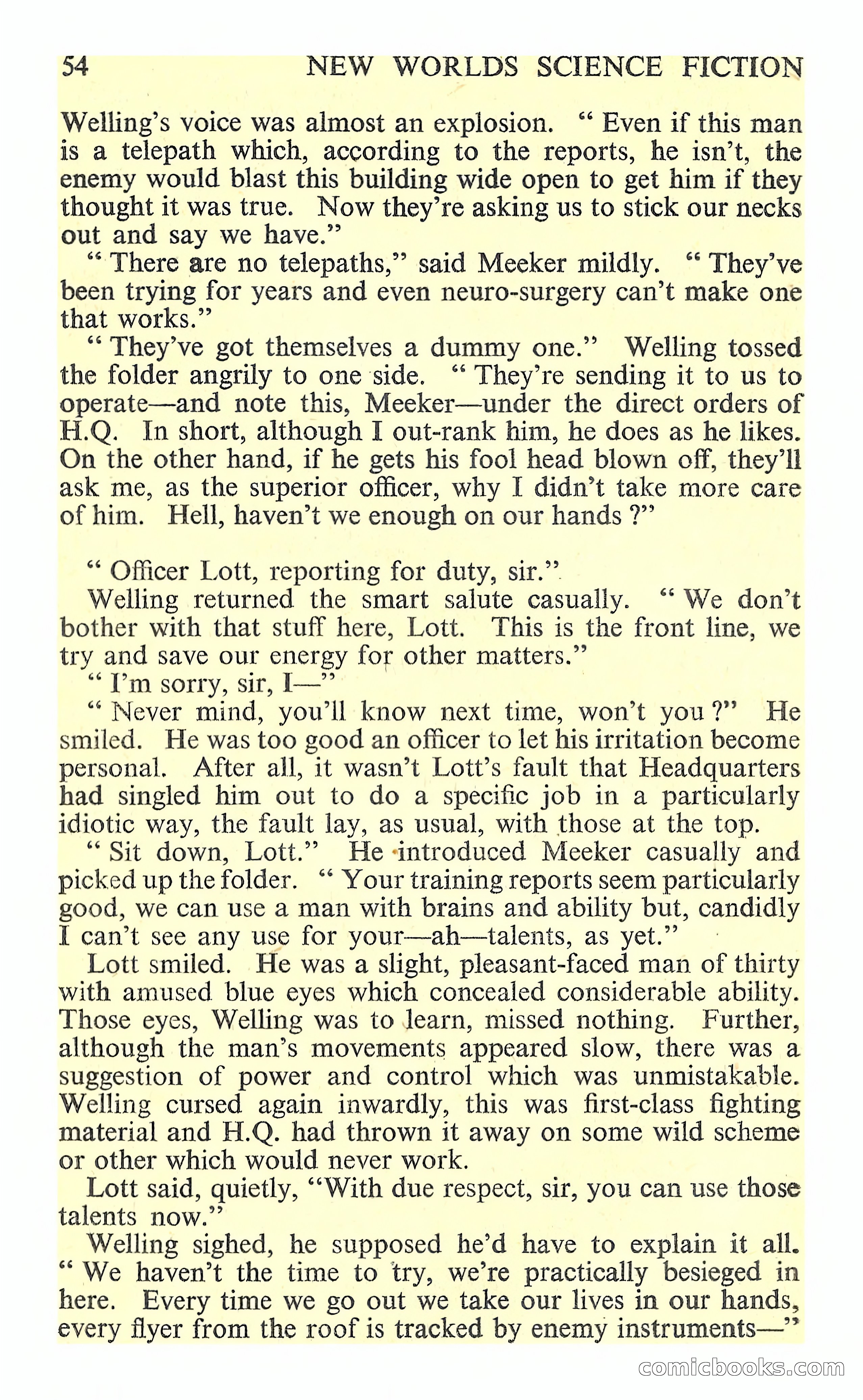 New Worlds Science Fiction No. 86 — page 56 of 116