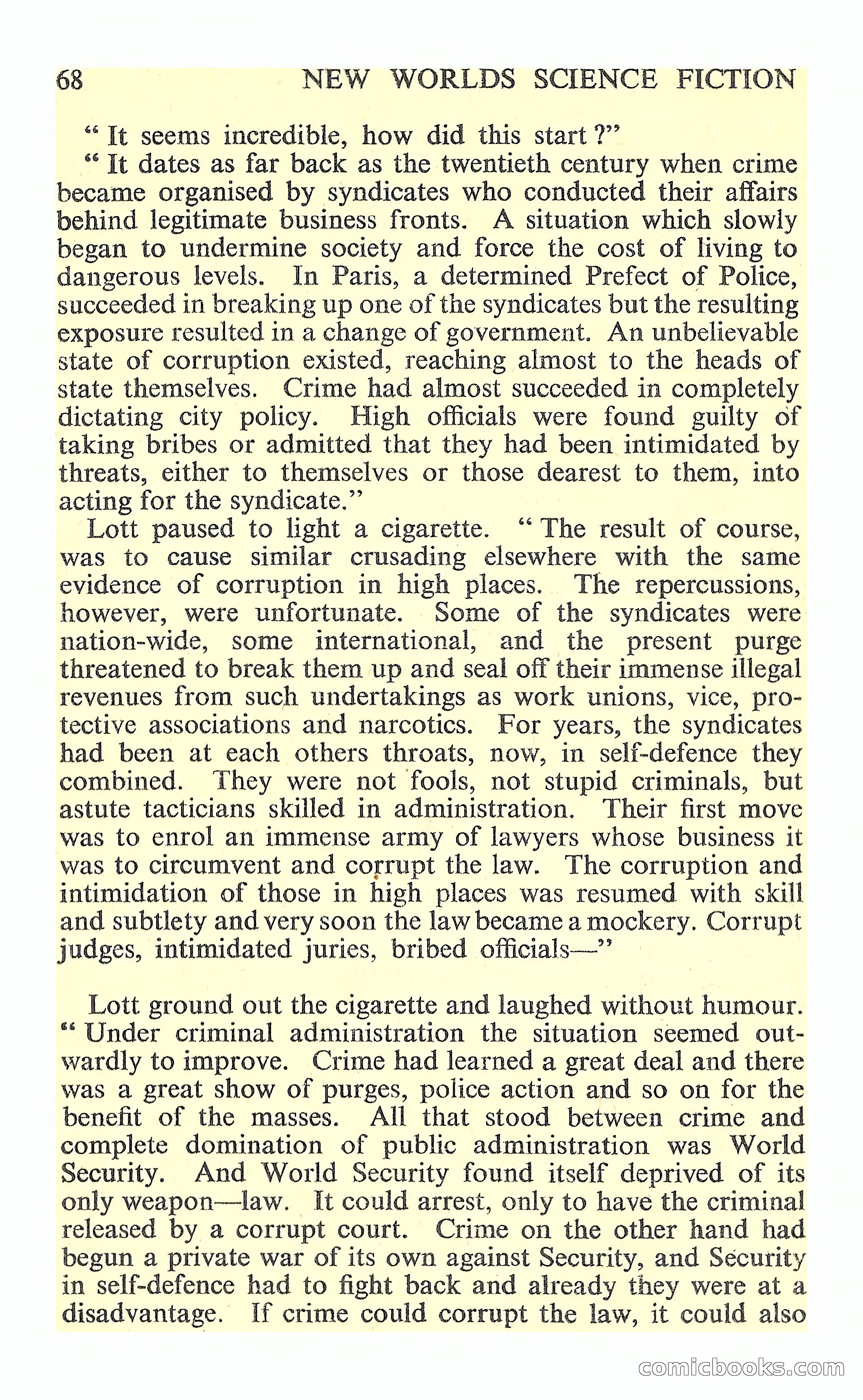 New Worlds Science Fiction No. 86 — page 70 of 116