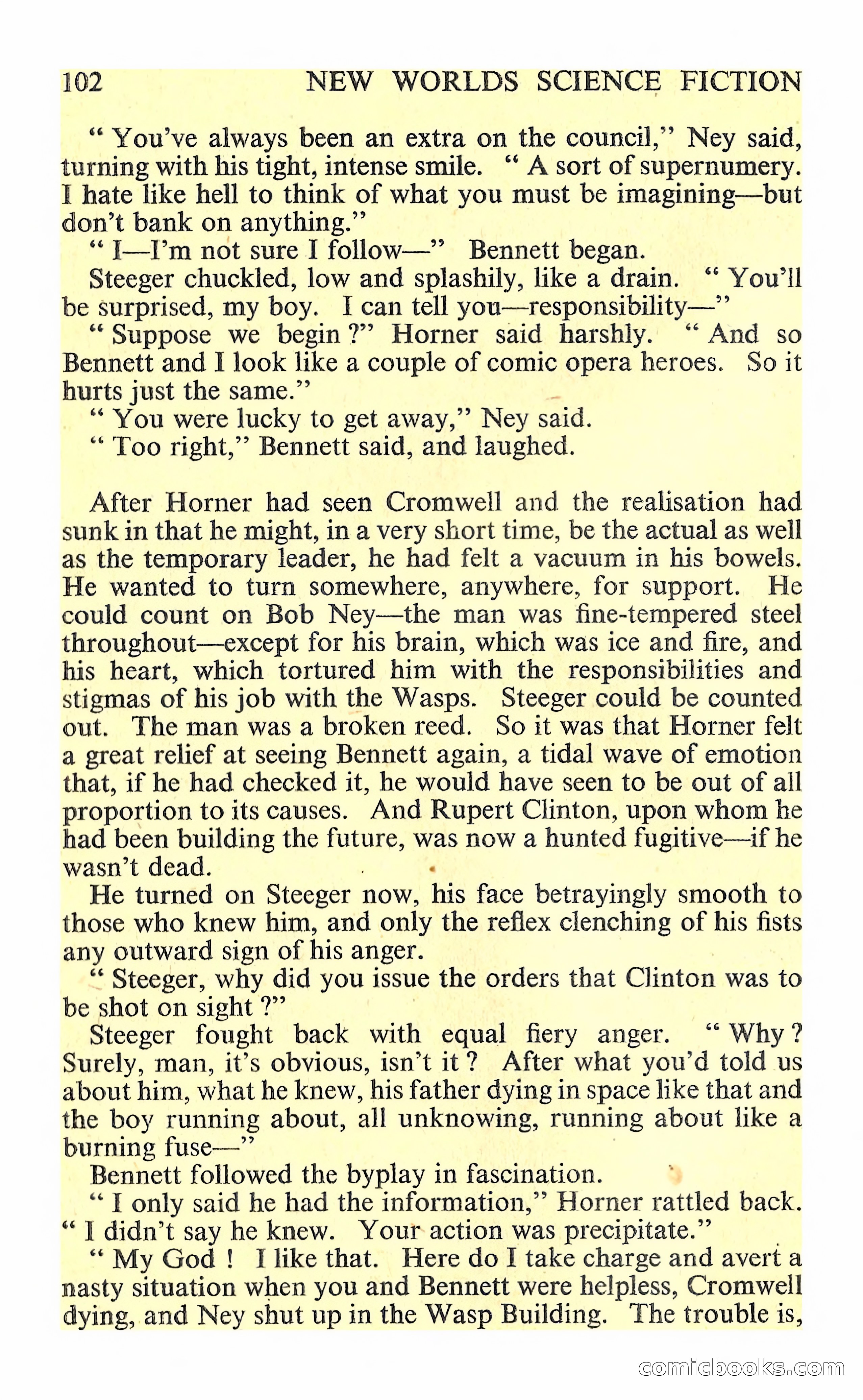 New Worlds Science Fiction No. 86 — page 104 of 116