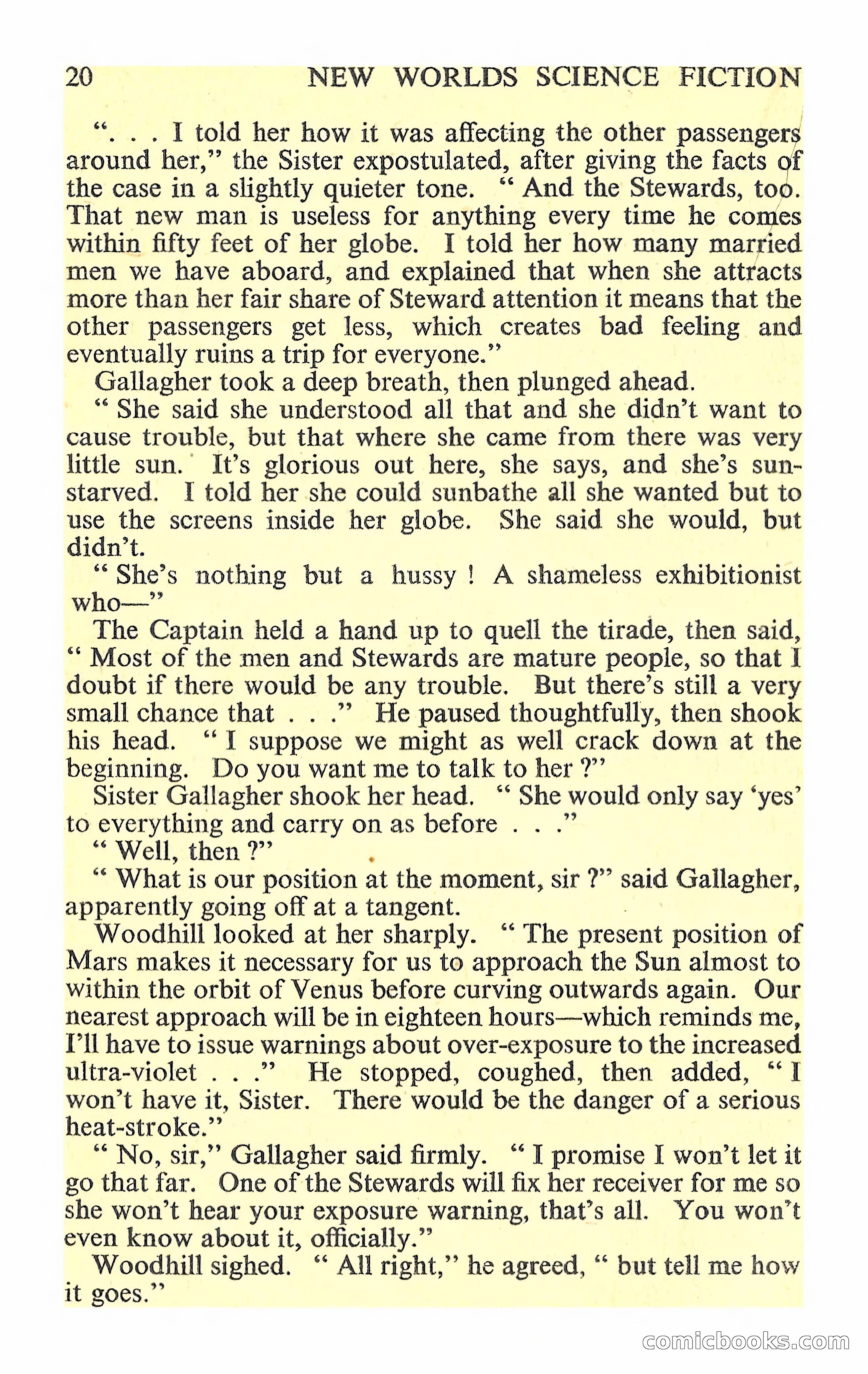 New Worlds Science Fiction #88 — page 22 of 132