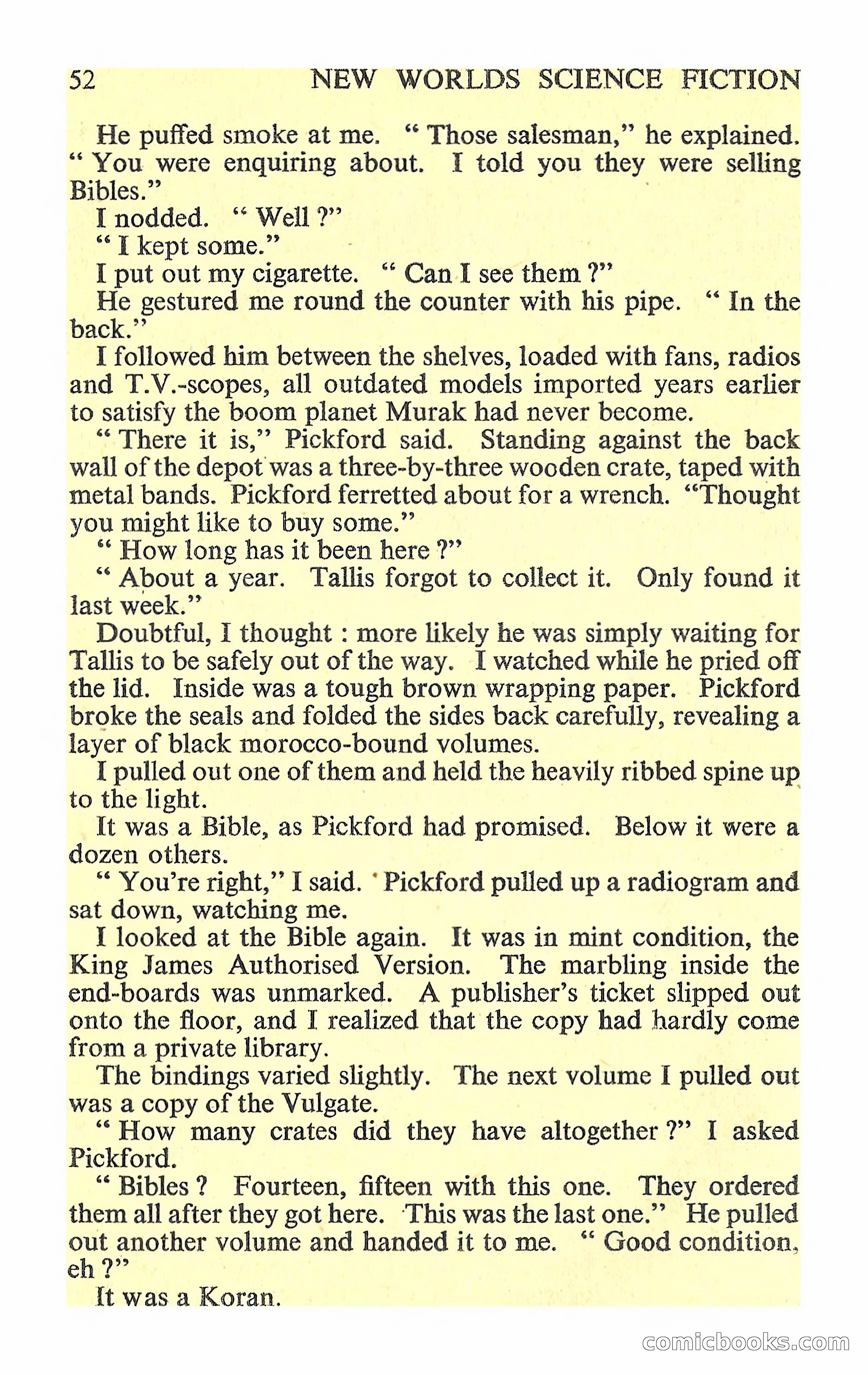 New Worlds Science Fiction #88 — page 54 of 132