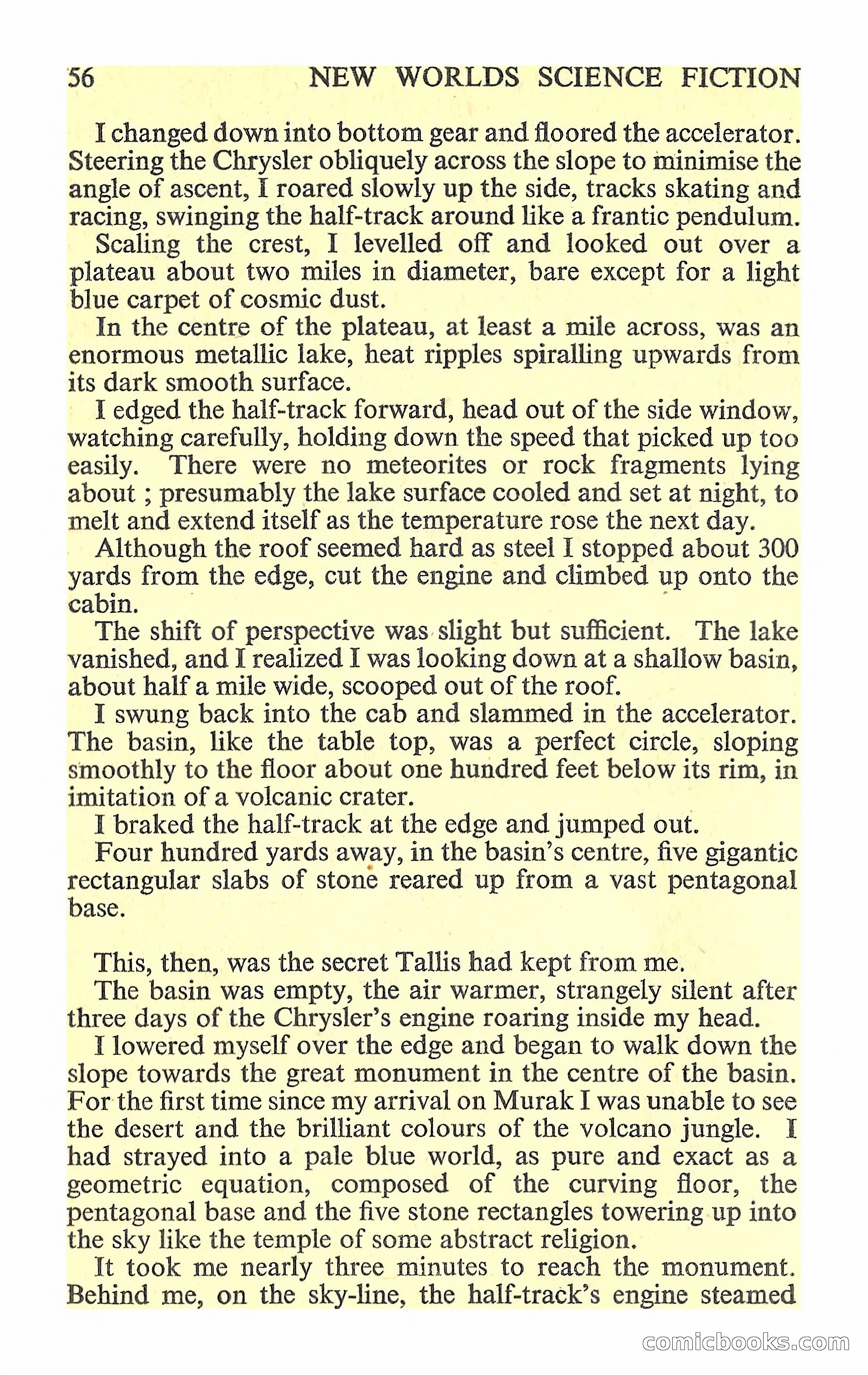 New Worlds Science Fiction #88 — page 58 of 132