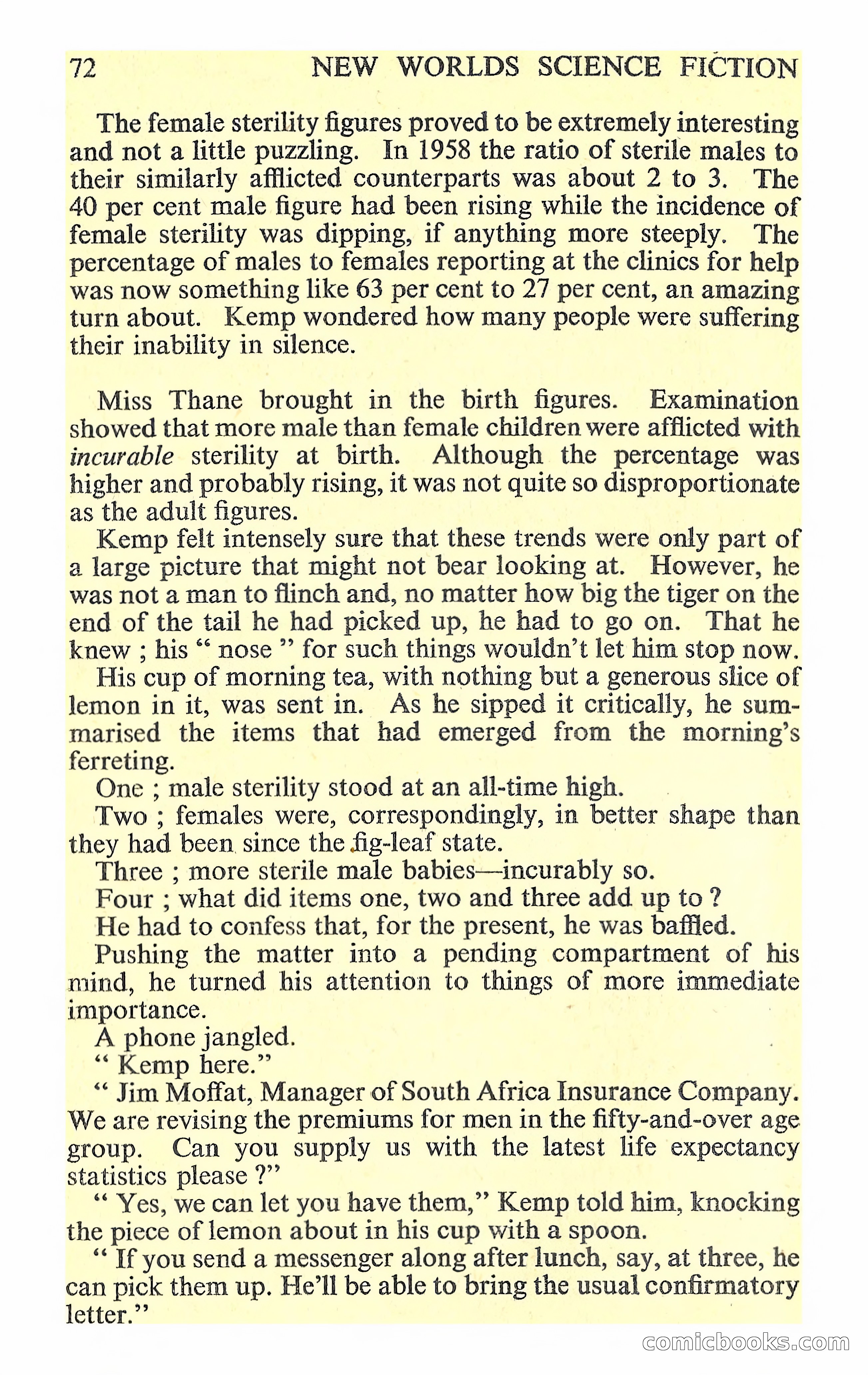 New Worlds Science Fiction #88 — page 74 of 132